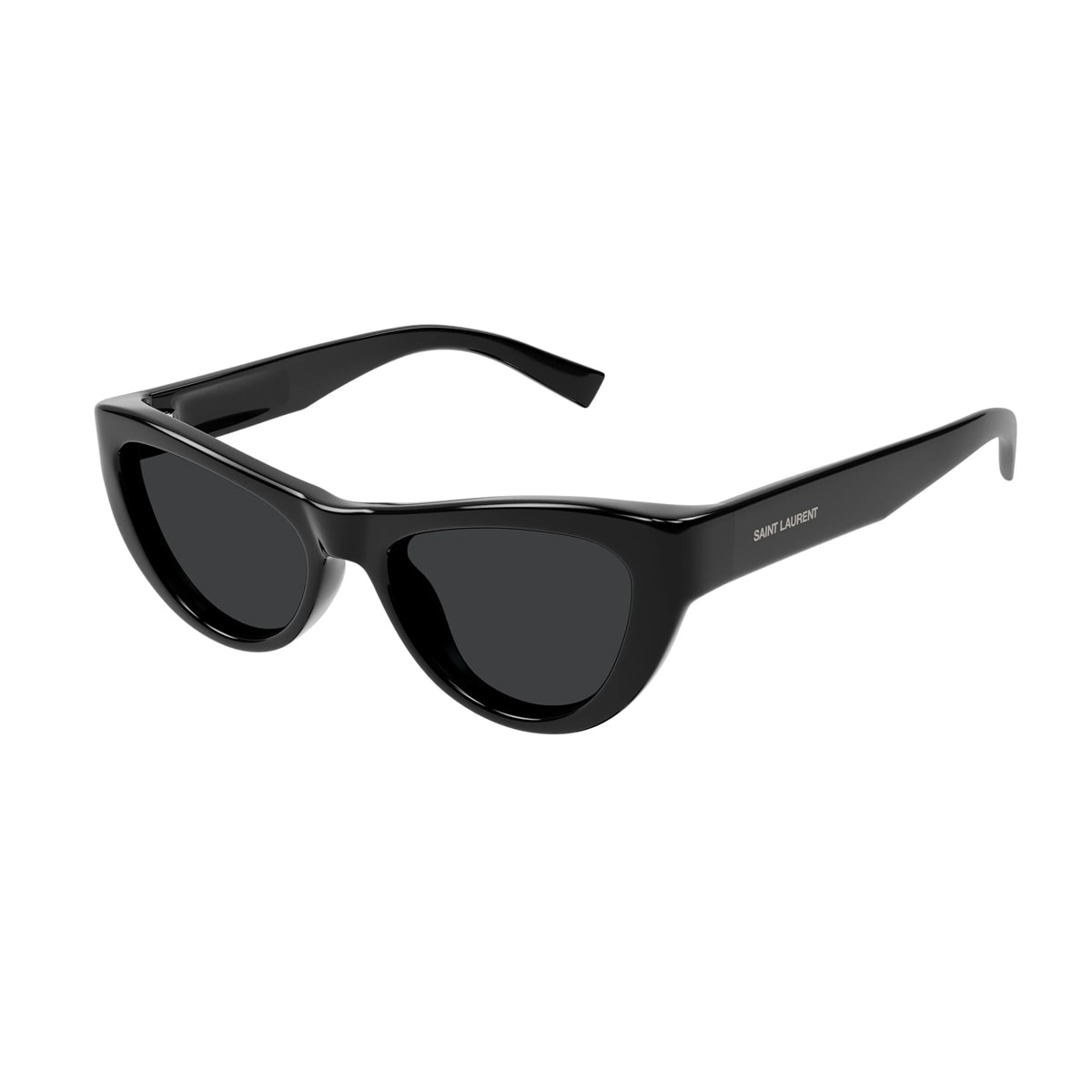 Shop Saint Laurent Sl 676 Linea New Wave 001 Black Sunglasses In Nero