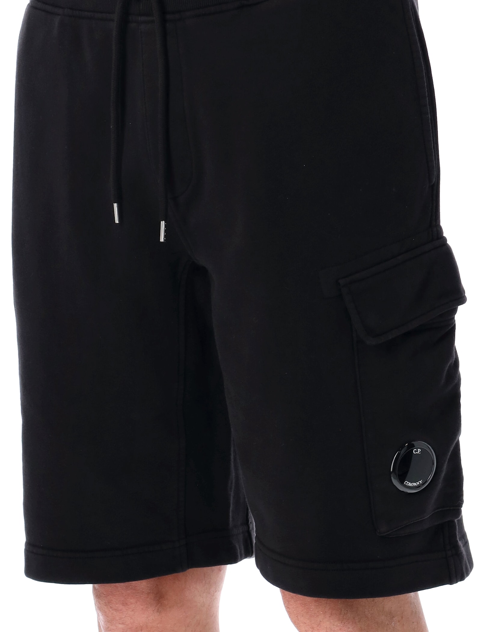 C.p. Company C.p.company Bermuda Sweatshirt In Black