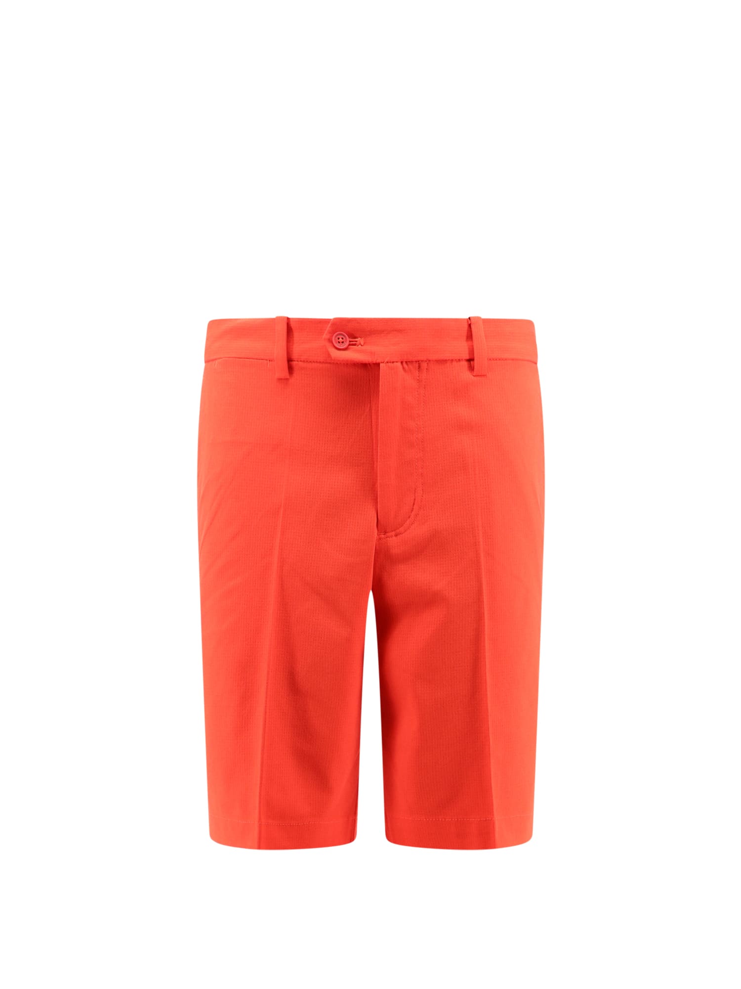 Shop J. Lindeberg Bermuda Shorts In Red