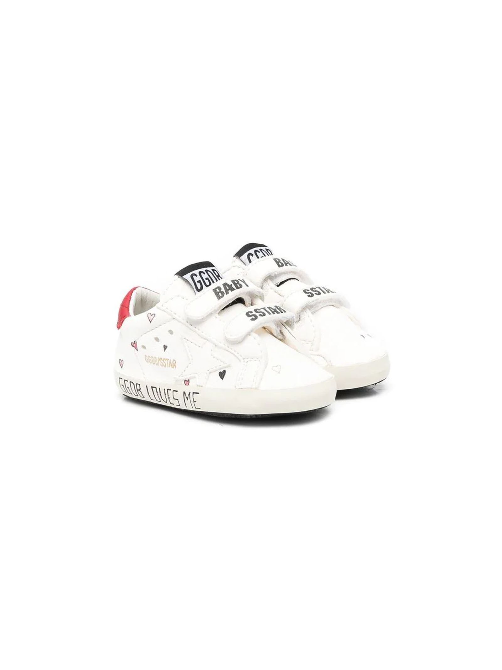 Golden Goose White Leather Nappa Sneakers