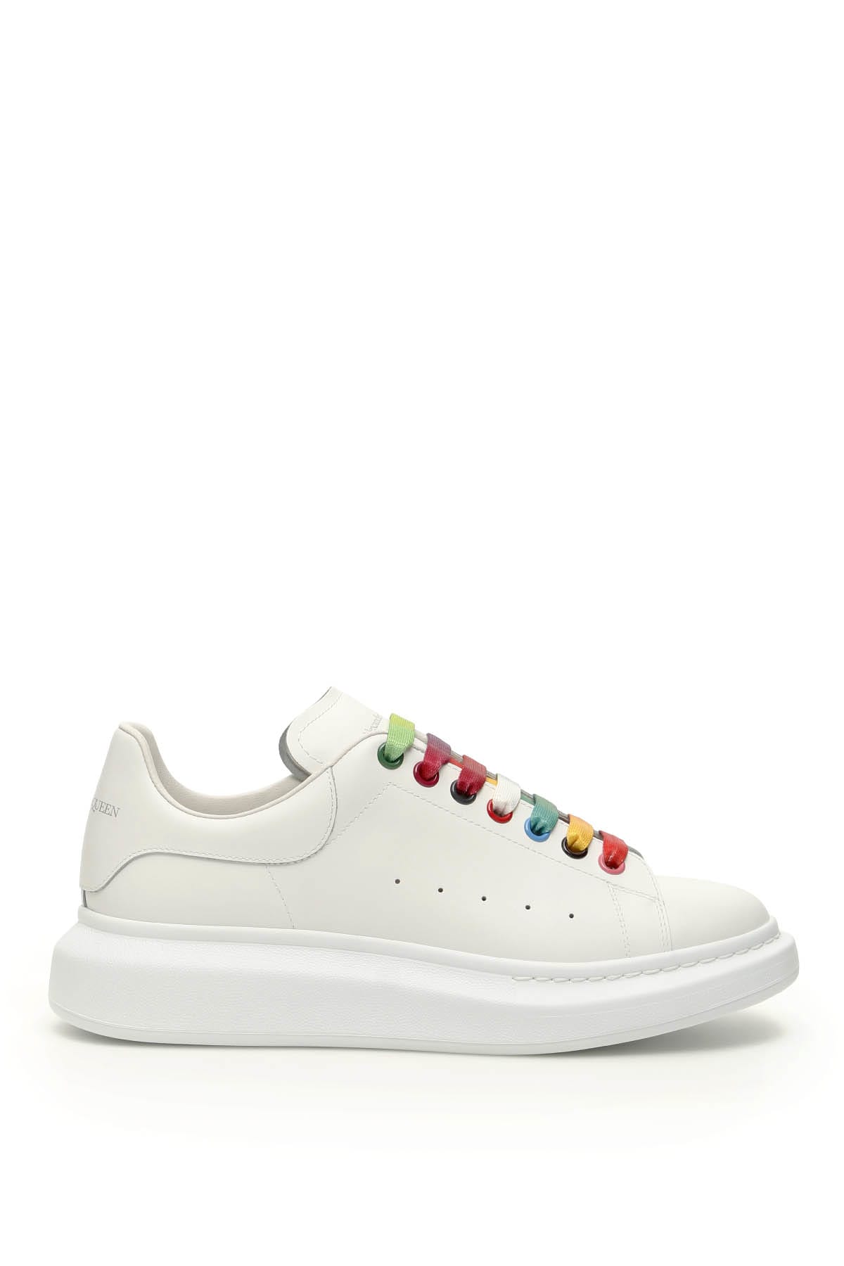 Alexander Mcqueen Oversize Low Top Sneaker In White Multi (white)