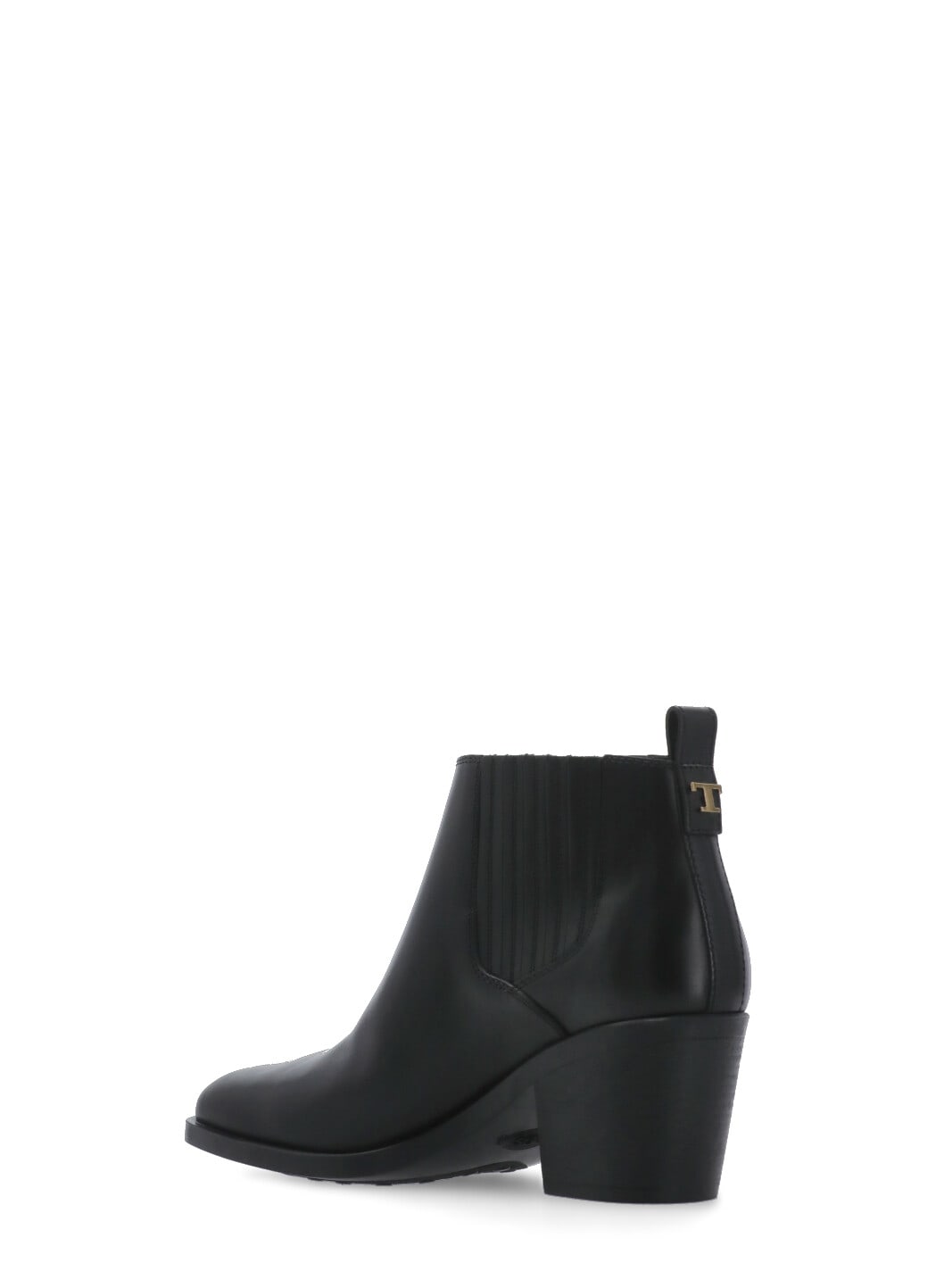 Shop Tod's Leather Boots In Black