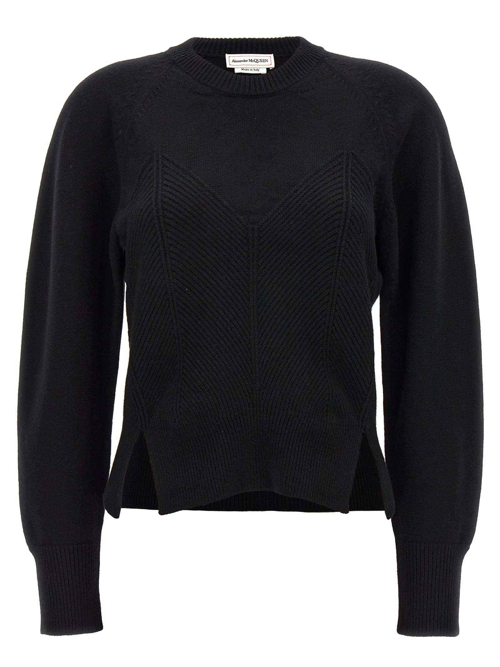 chevron Corset Sweater