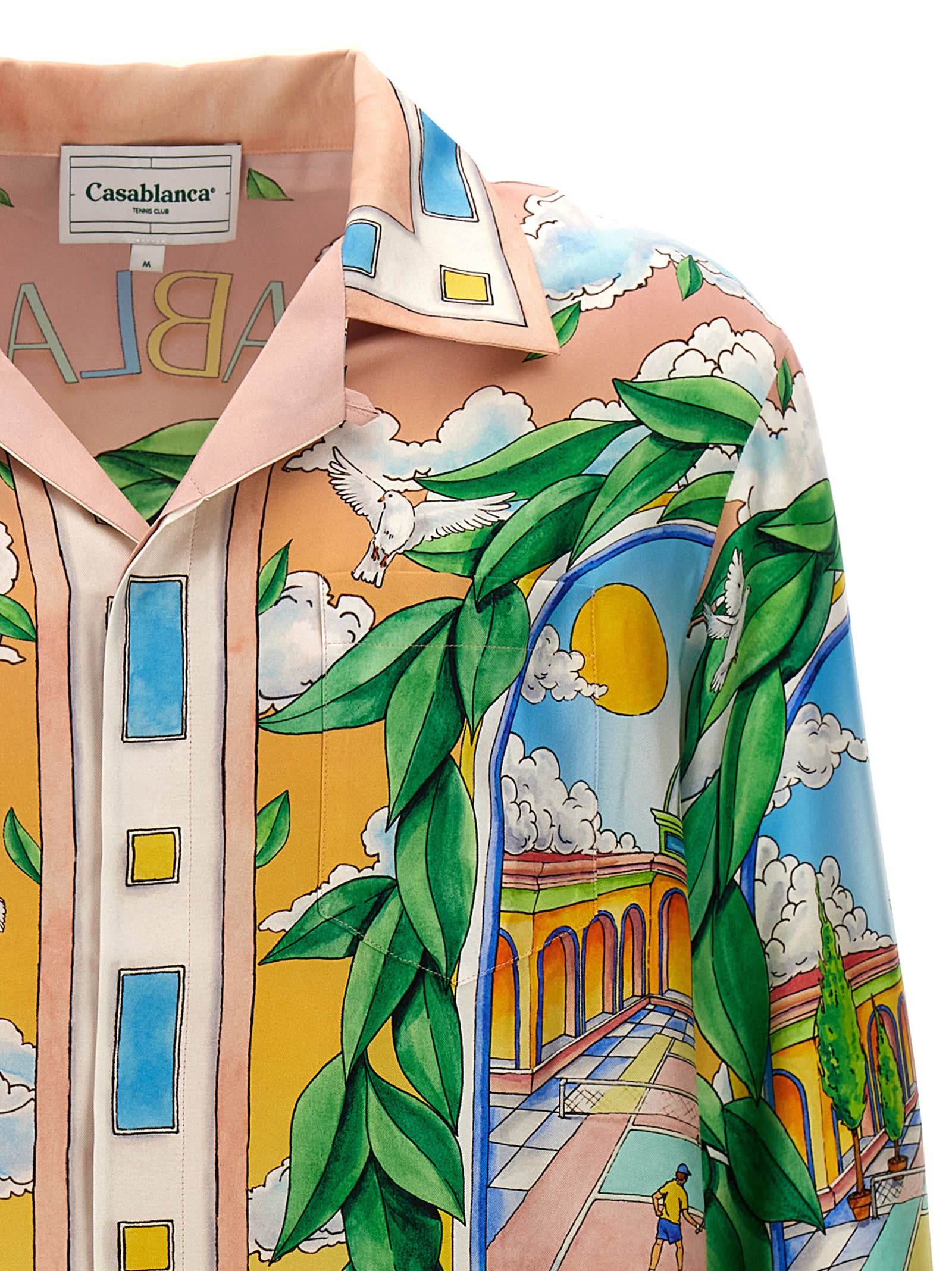 Shop Casablanca Paysage Ideal Shirt In Multicolor