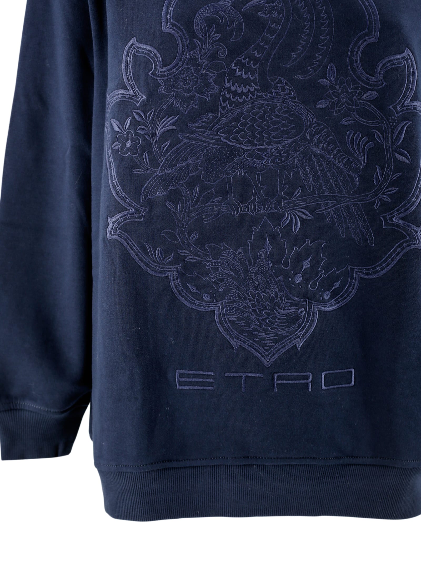 Shop Etro Cotton Sweatshirt