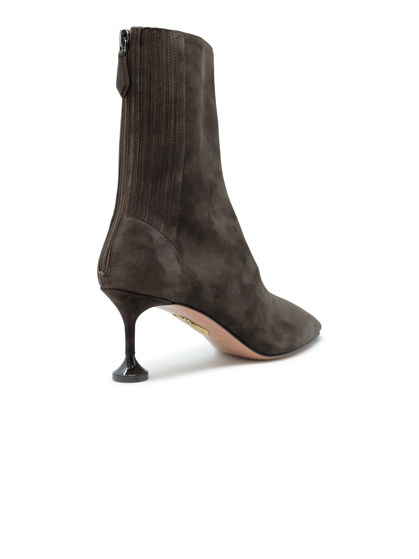 Aquazzura Madison Boots 65 In Brown