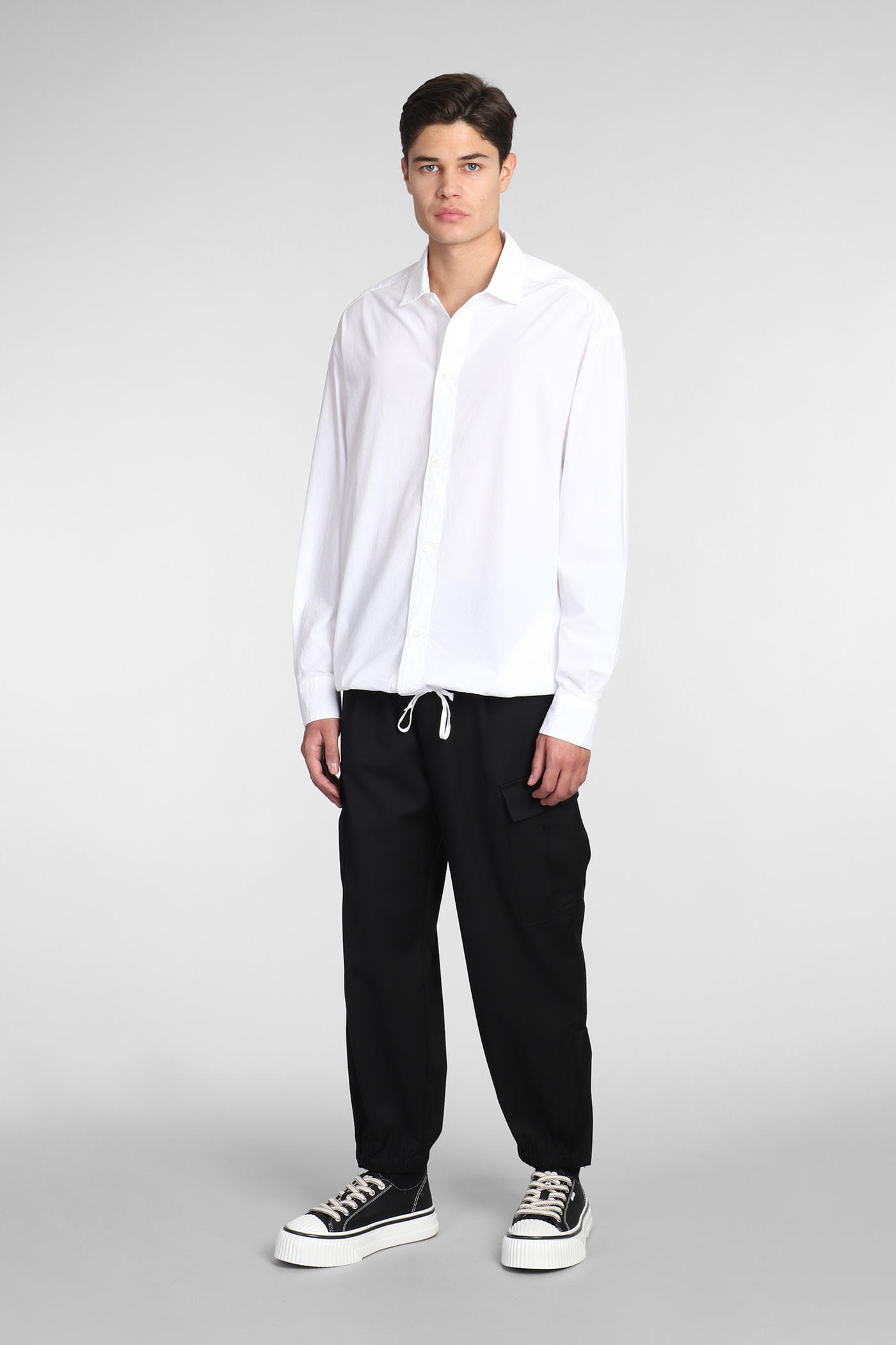 Shop Barena Venezia Bao Shirt In White Cotton In Bianco