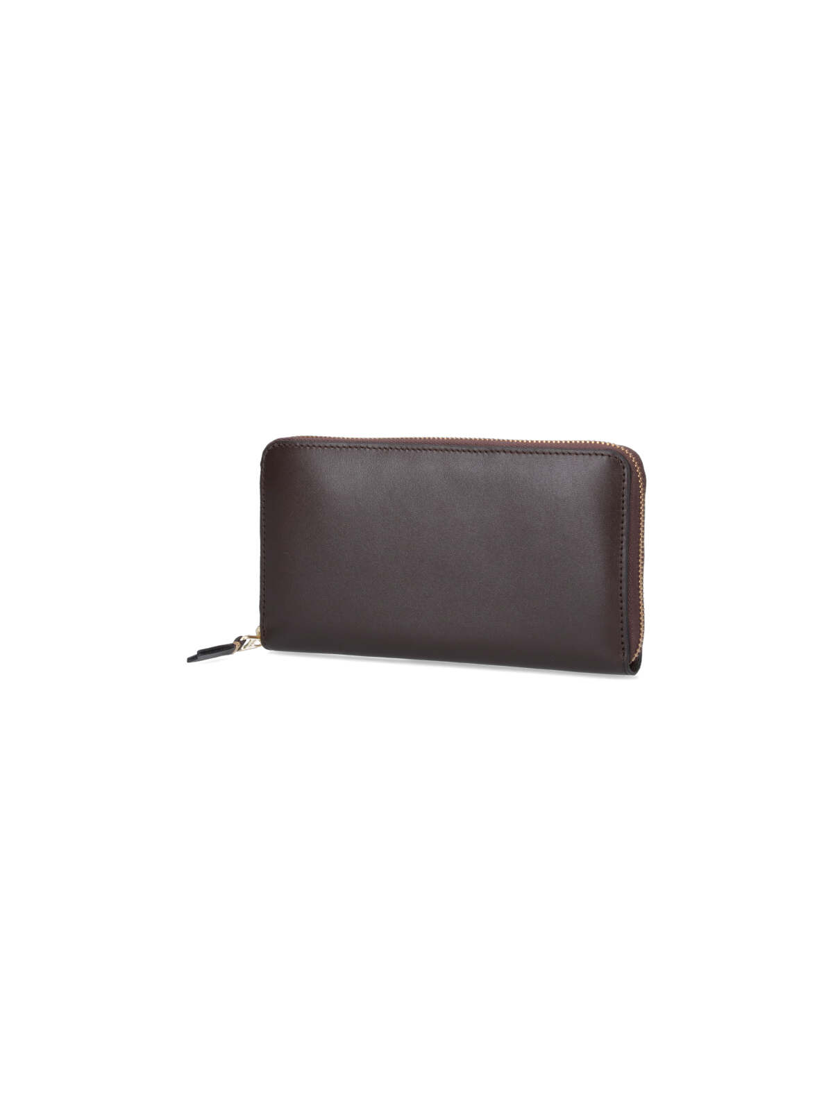Shop Comme Des Garçons Super Fluo Zipper Wallet In Brown