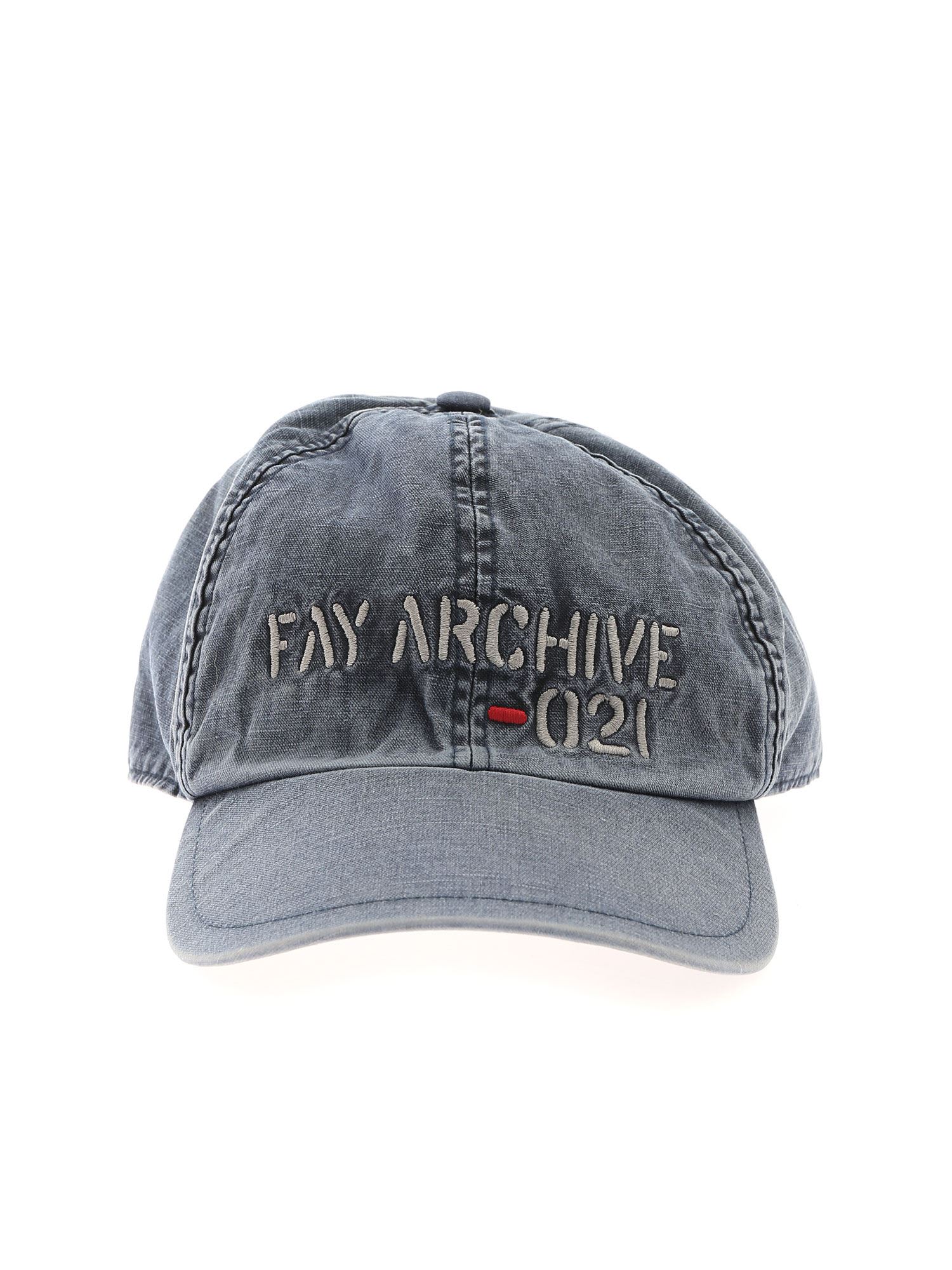 FAY BLUE FAY ARCHIVE HAT,N7MF342106TRR3 U809