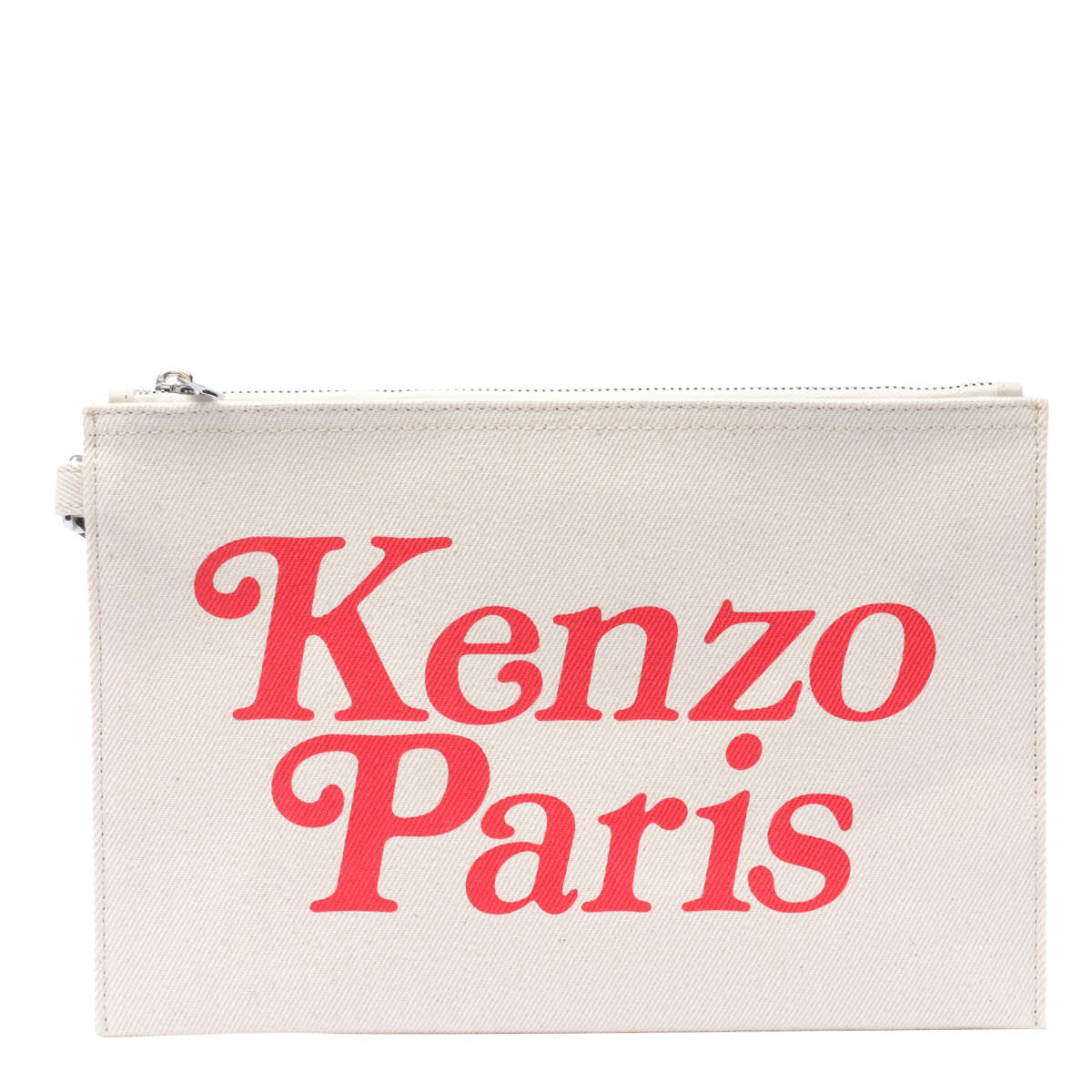 Shop Kenzo Utility Pochette In White