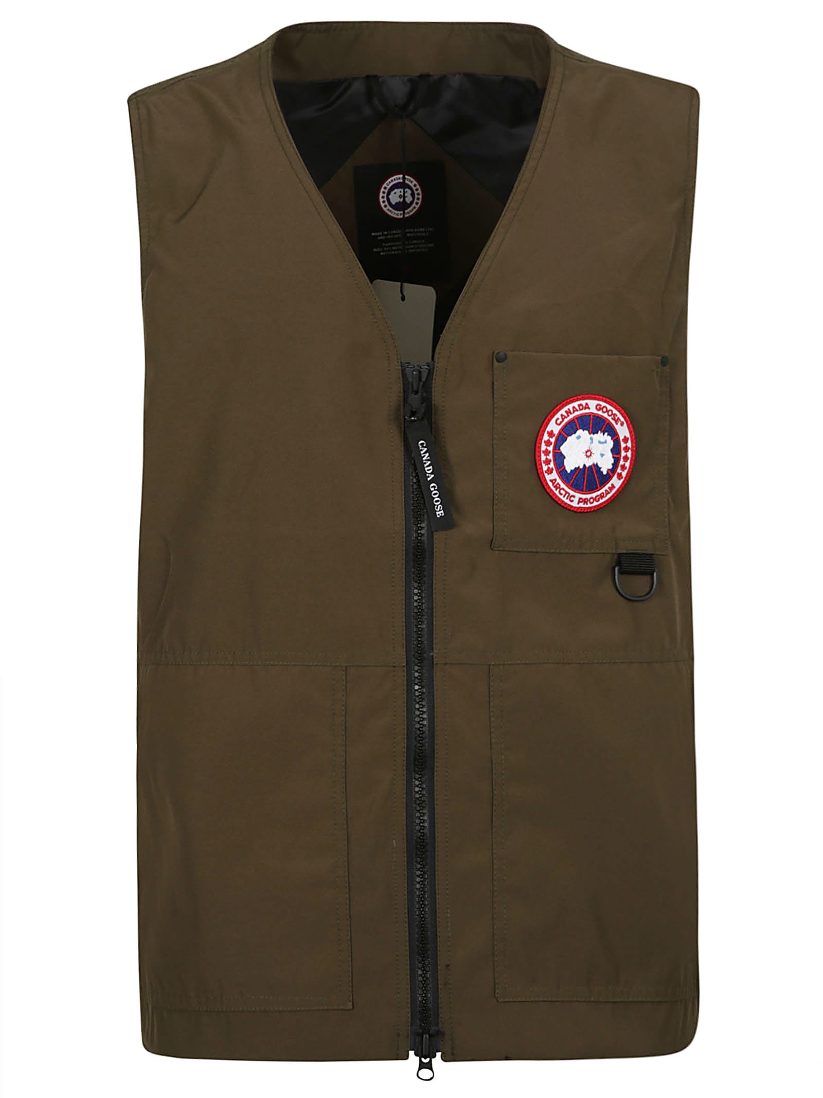 Shop Canada Goose Canmore Vest In Military Green