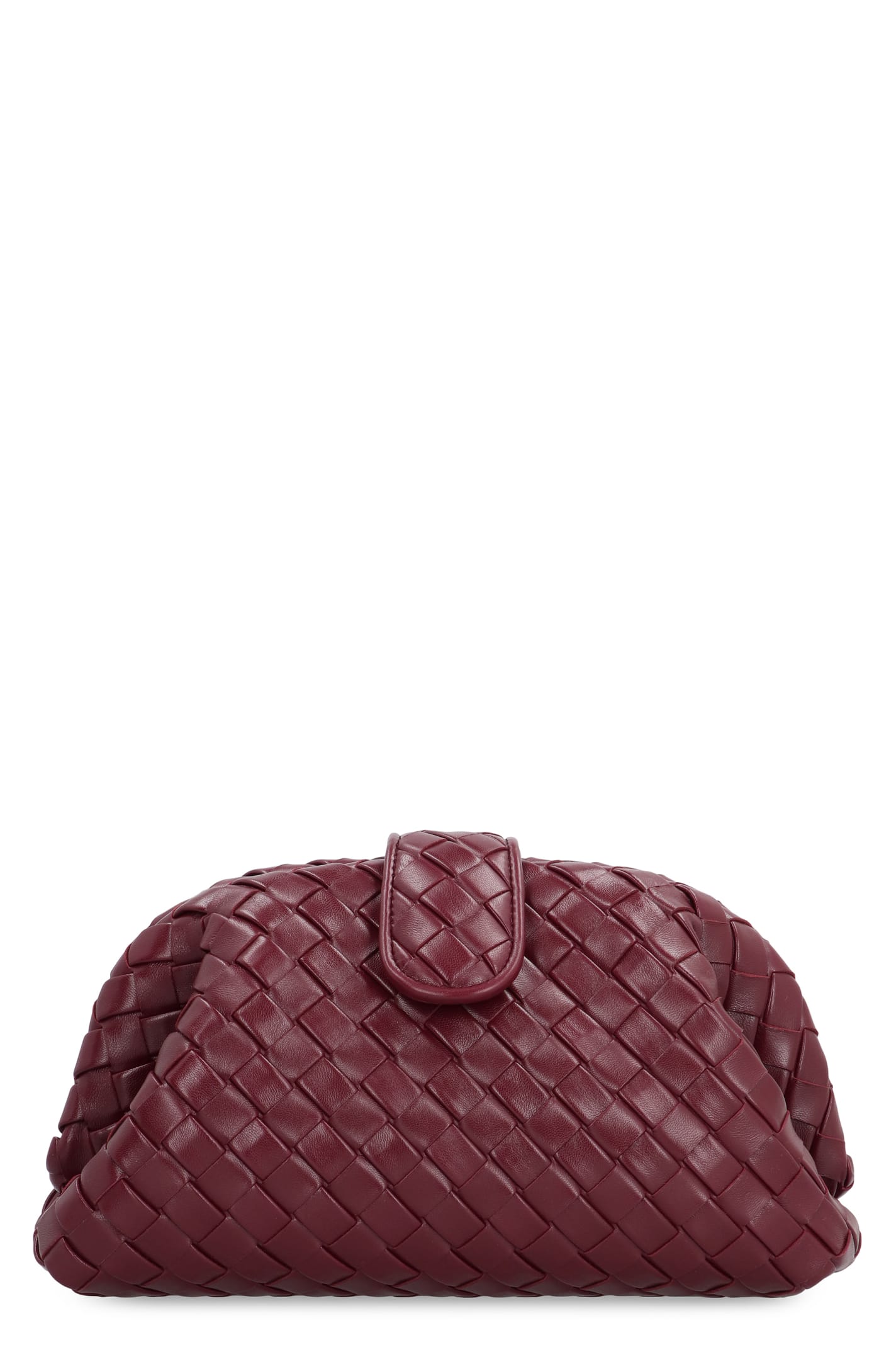 Bottega Veneta Women Borsa Teen Lauren 1980 Con Catena In Burgundy