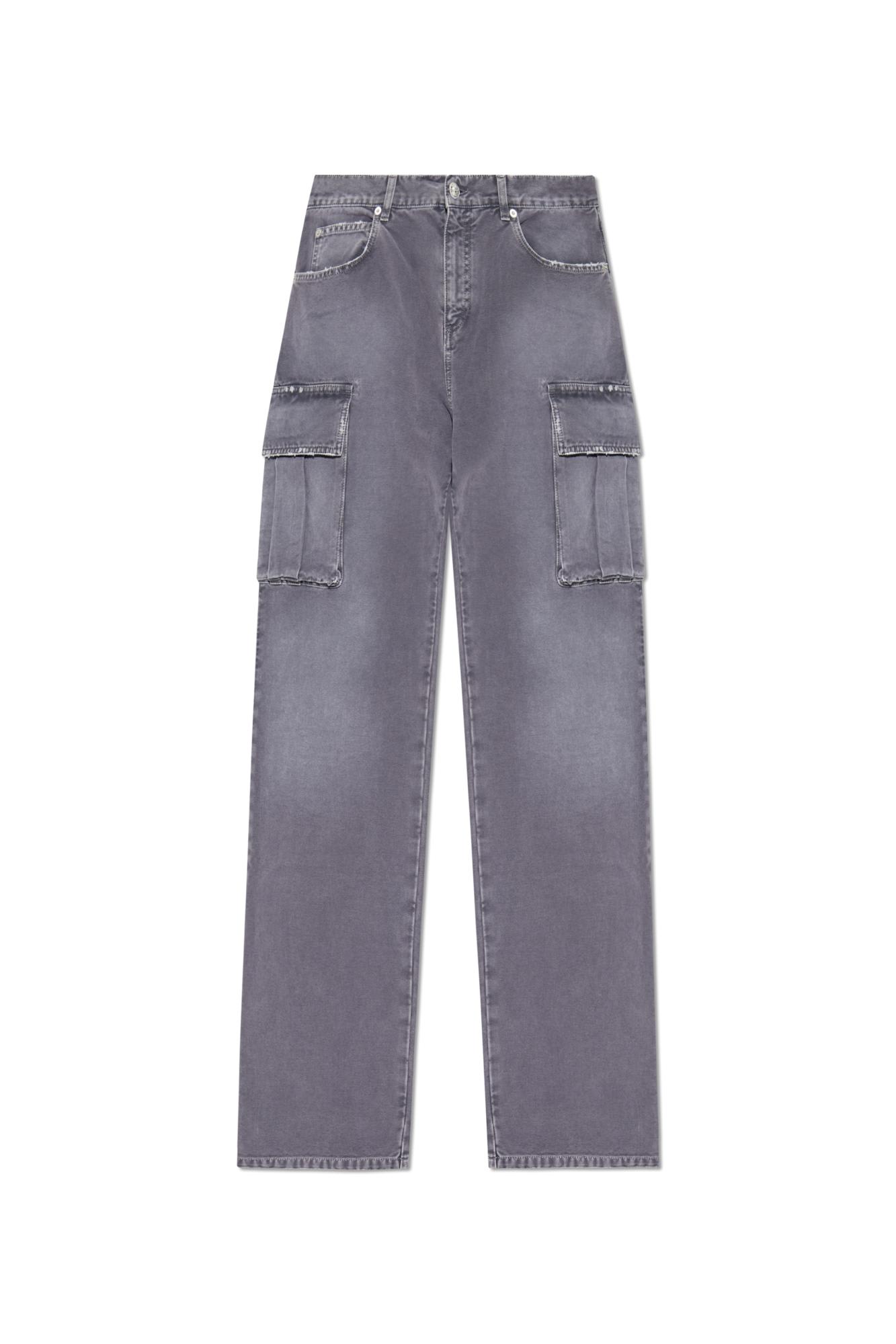 Balmain Trousers With Pockets In Gray