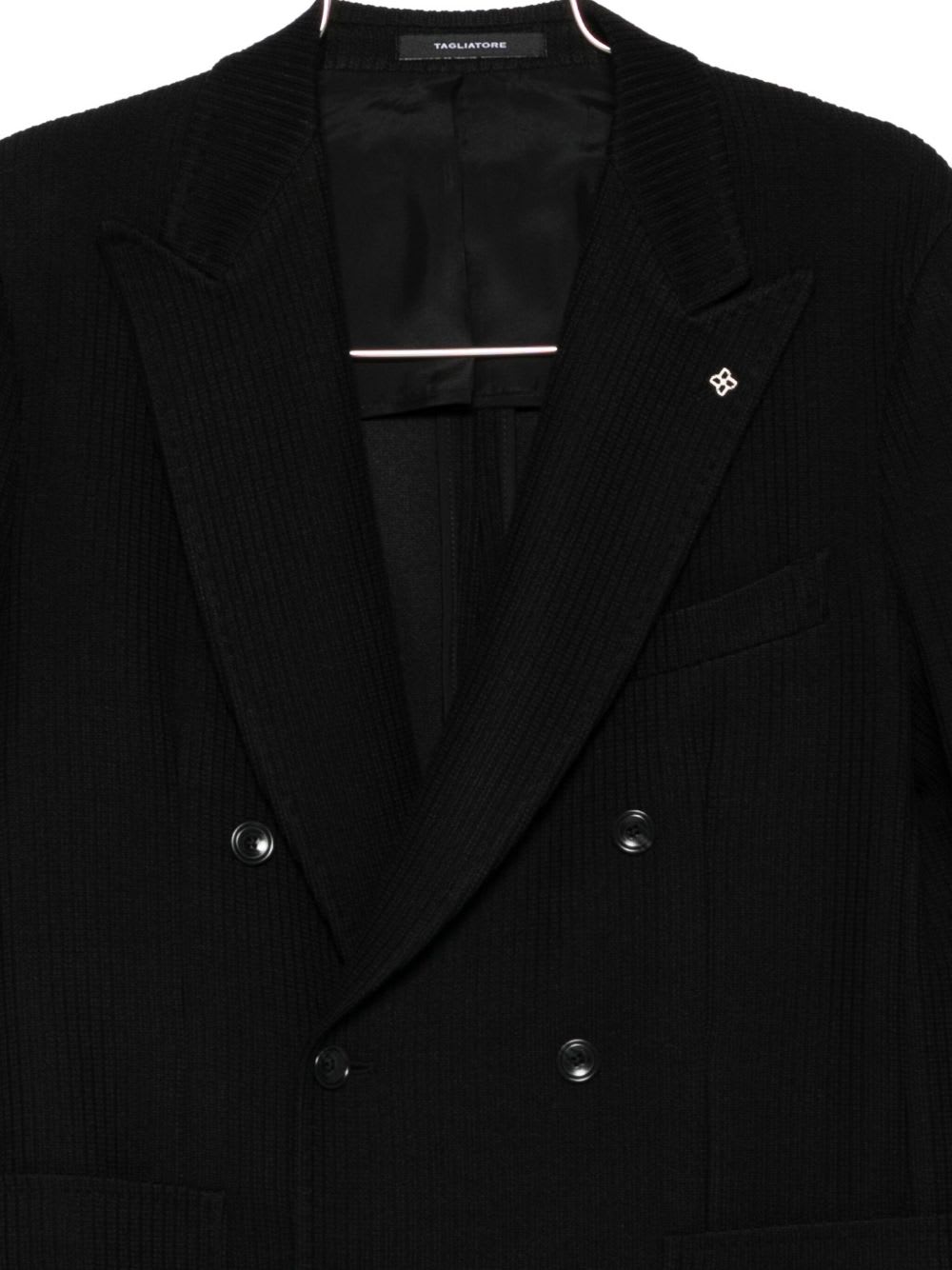 Tagliatore Double-breasted Jacket In Black