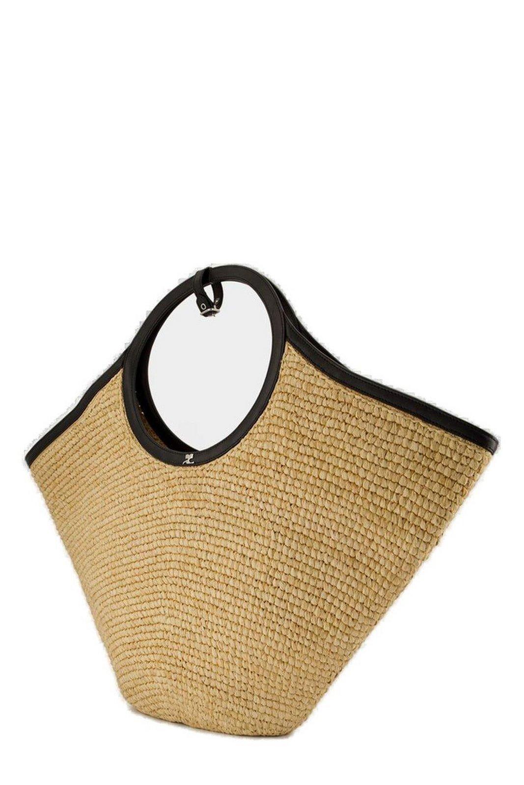Courrèges Maxy Holy Ac Logo Plaque Tote Bag