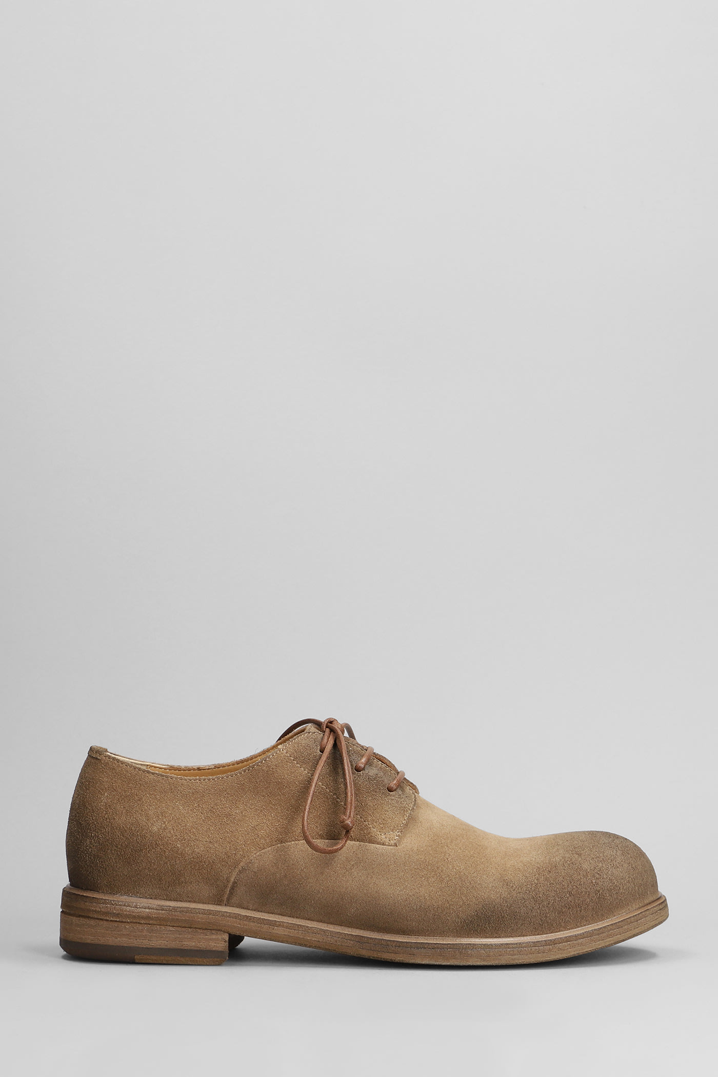 Marsèll Lace Up Shoes In Beige Suede