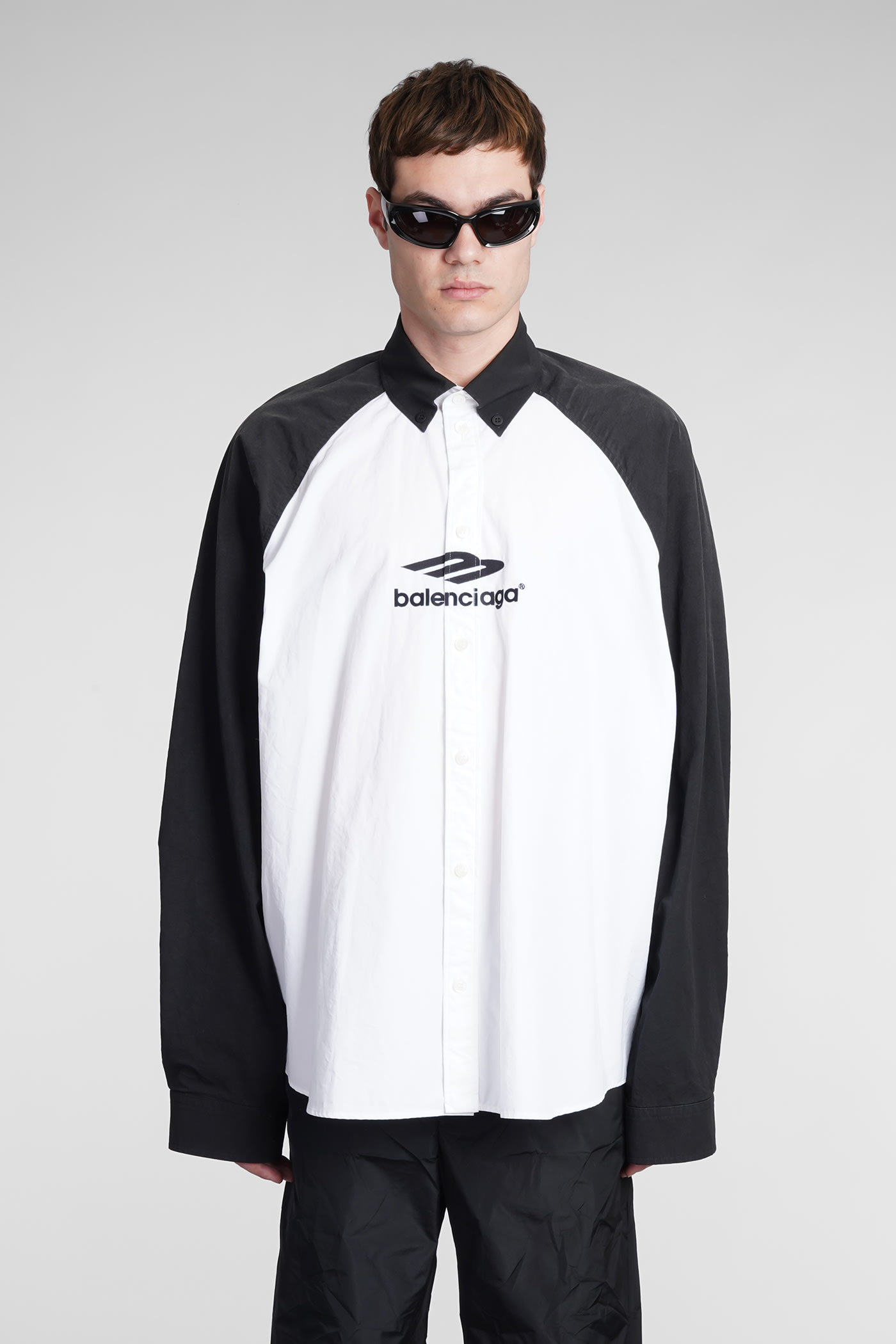 BALENCIAGA SHIRT IN WHITE COTTON