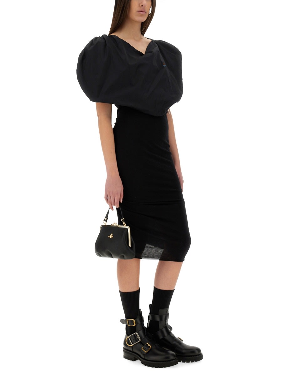 Vivienne Westwood Puff Sleeves Knitwear For A Chic Look In Black