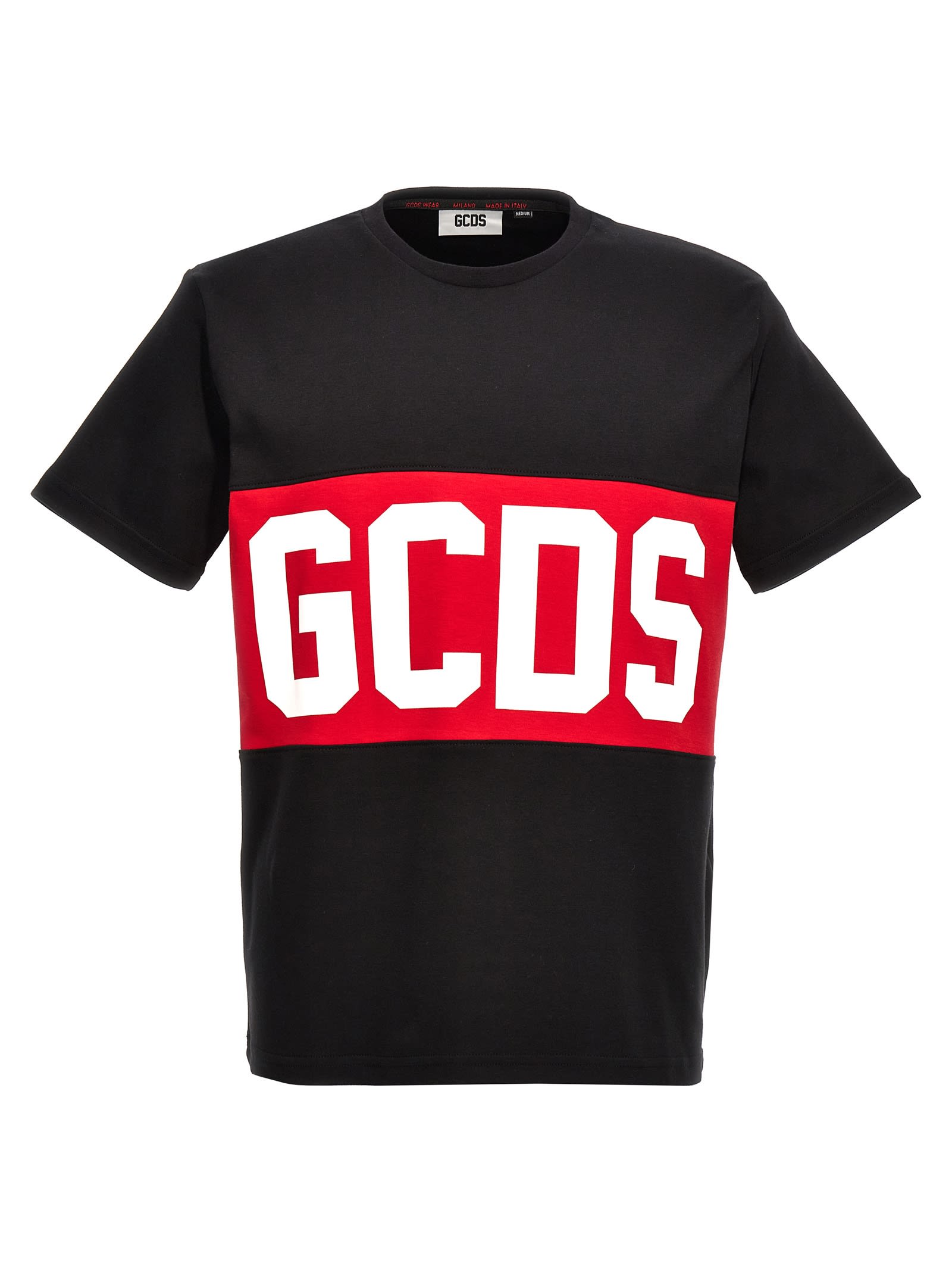 Shop Gcds Logo Band T-shirt In Black