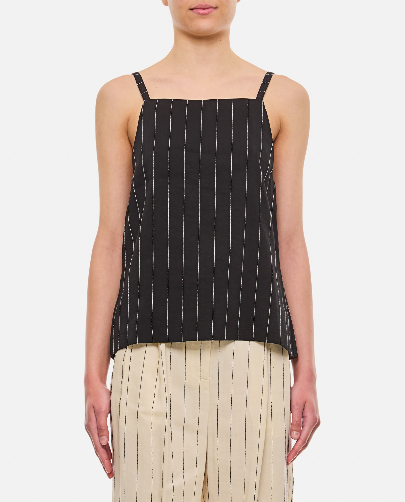 Pinstriped Top