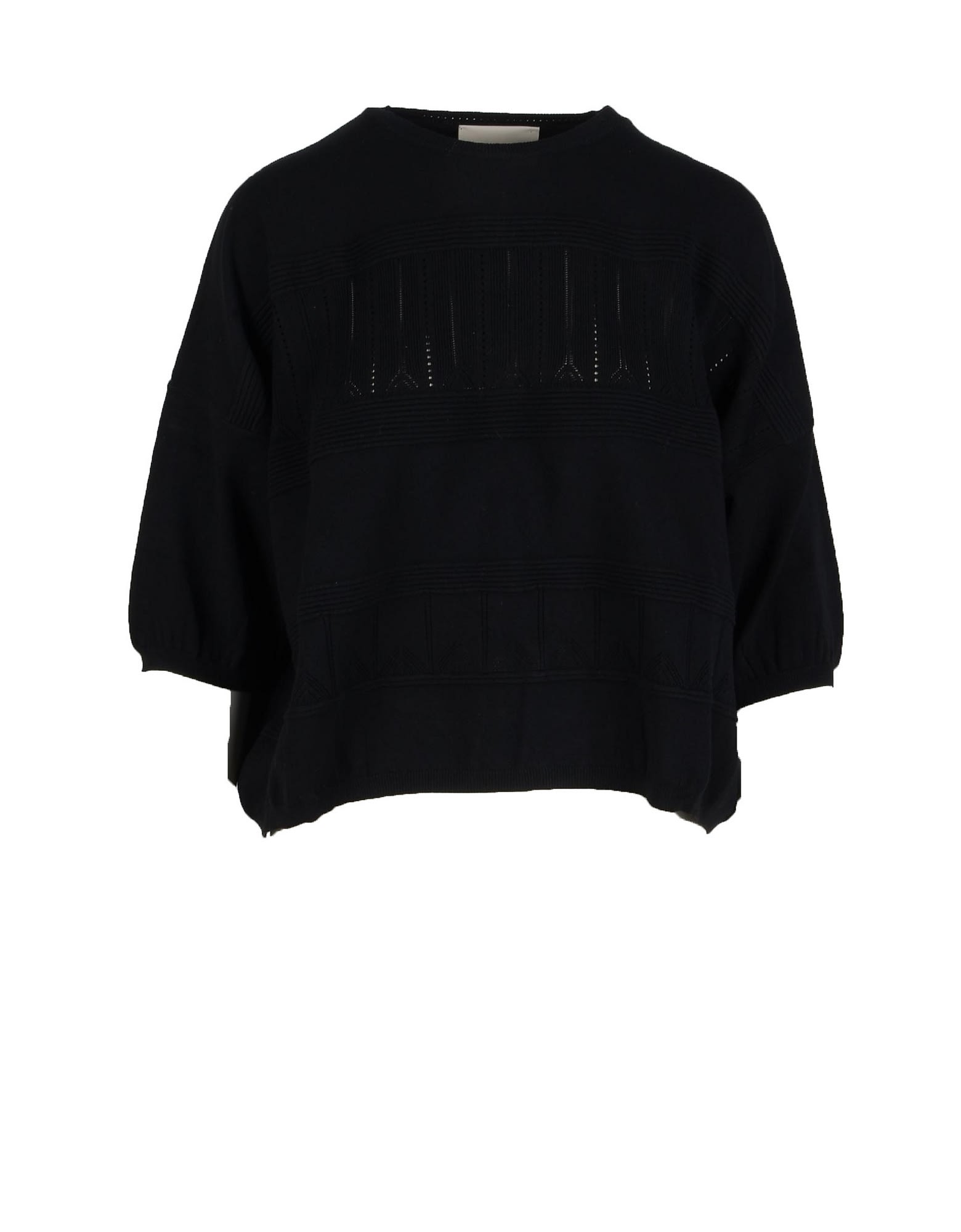 Aniye by Womens Black Sweater