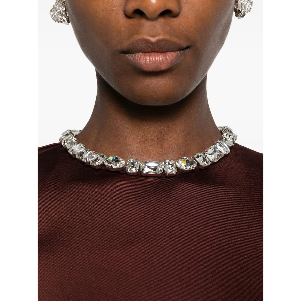 David Koma Crystal-embellished Draped Dress In Multi