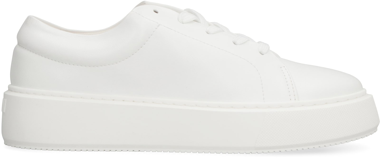 Shop Ganni Vegea Low-top Sneakers In White