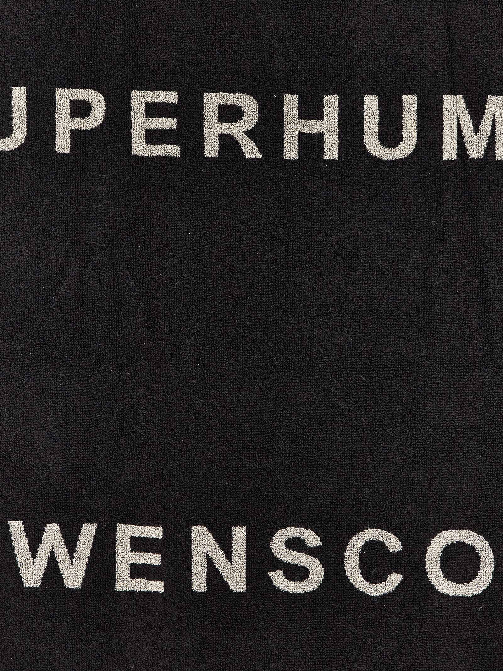 Rick Owens Beach Towel Written In Black