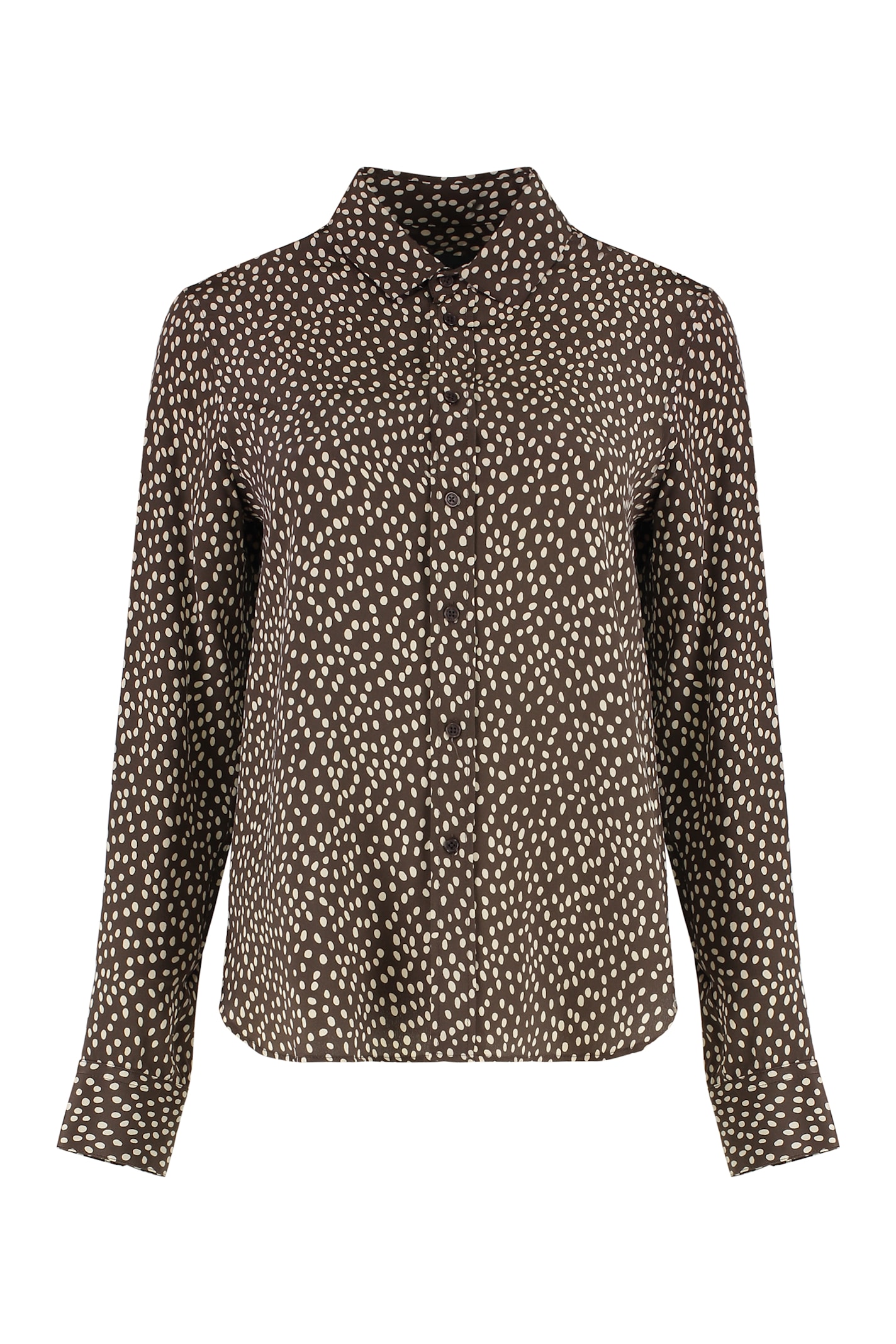 Nili Lotan Printed Silk Shirt