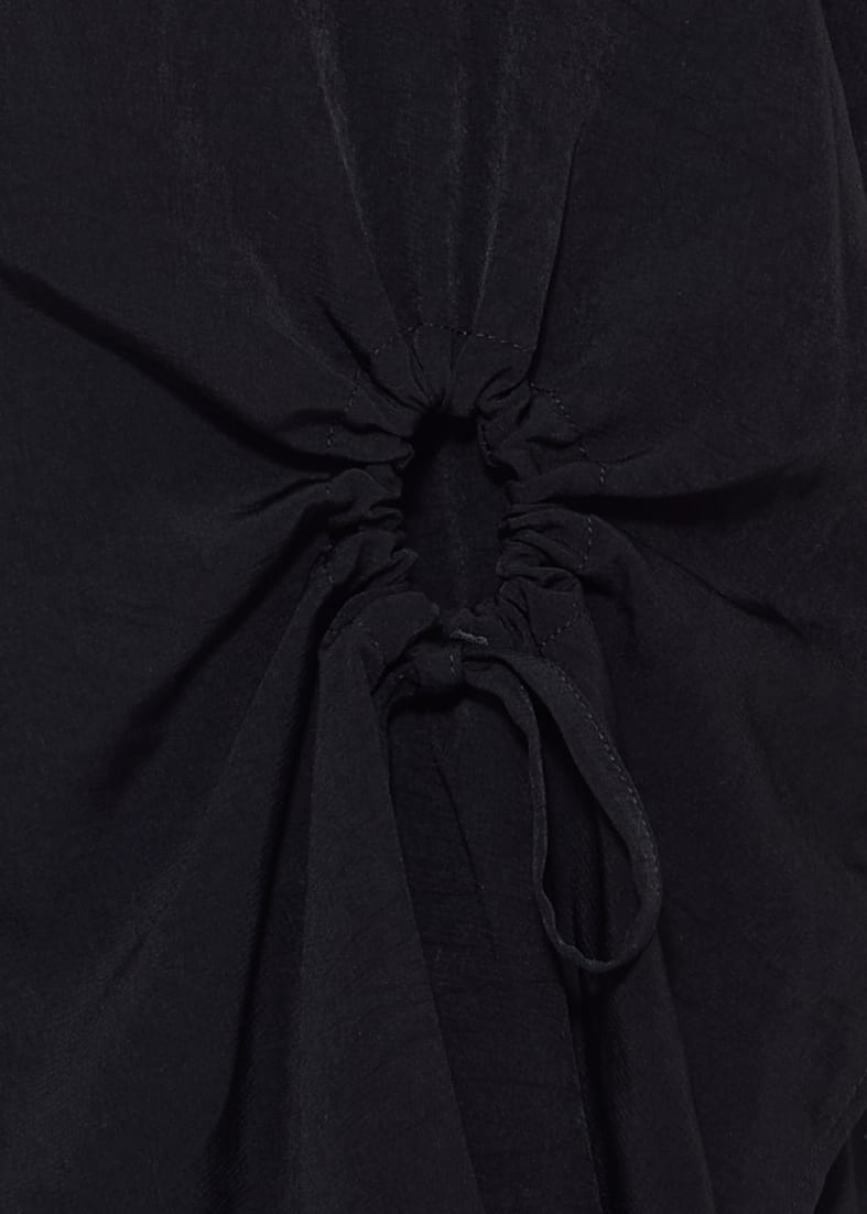 Y's Shirt With Cut Out Details In Black