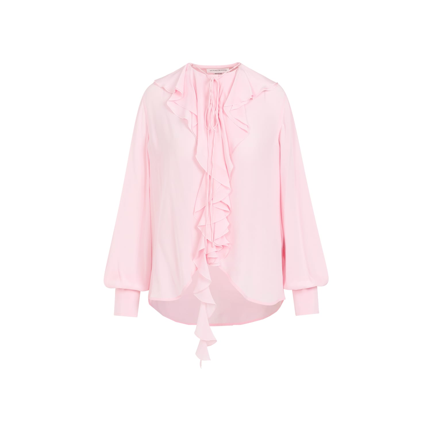 Shop Victoria Beckham Romantic Blouse In Orchid