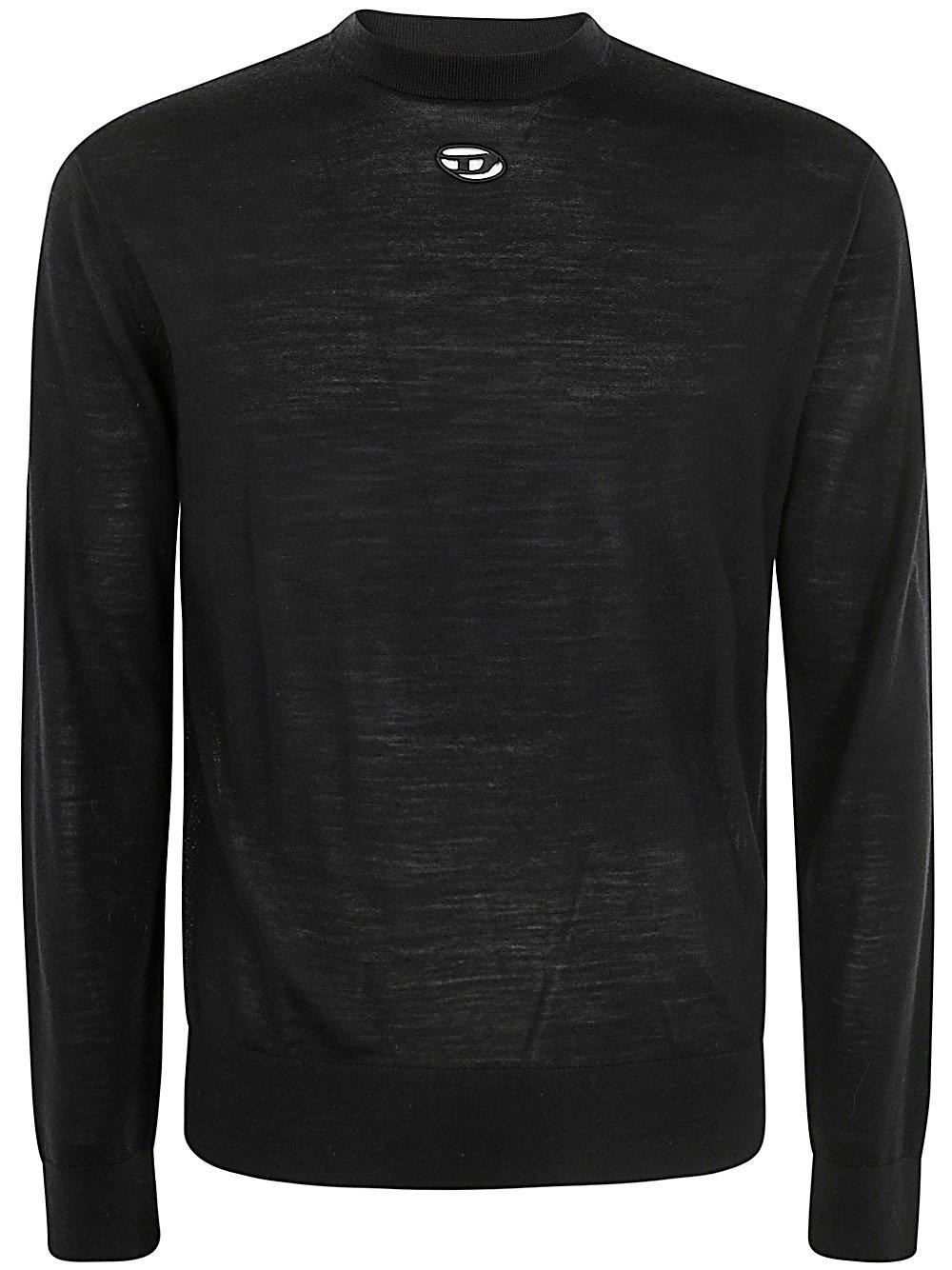 Shop Diesel K-garth Oval D Logo Knitted Jumper In Xx