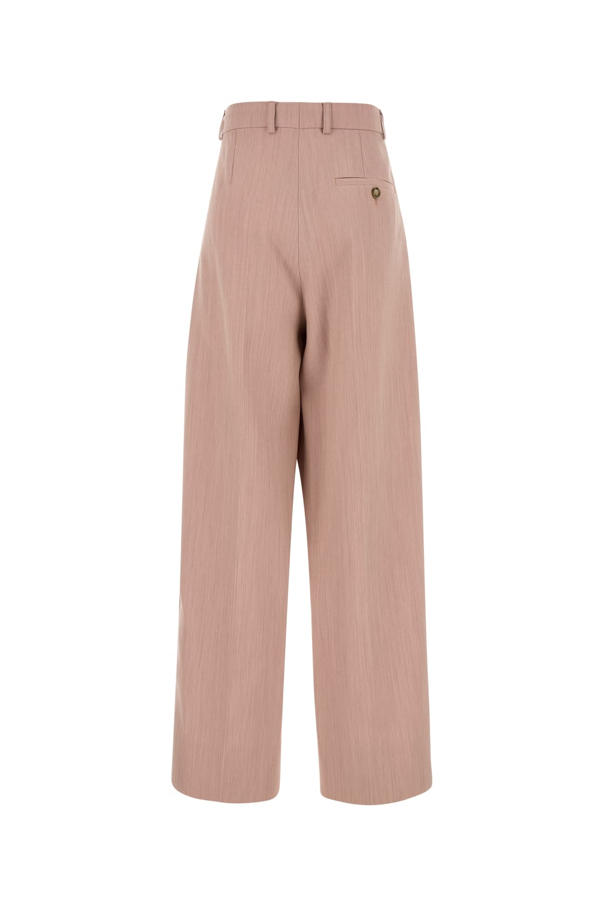 Shop Stella Mccartney Loose Pants In Dustypink