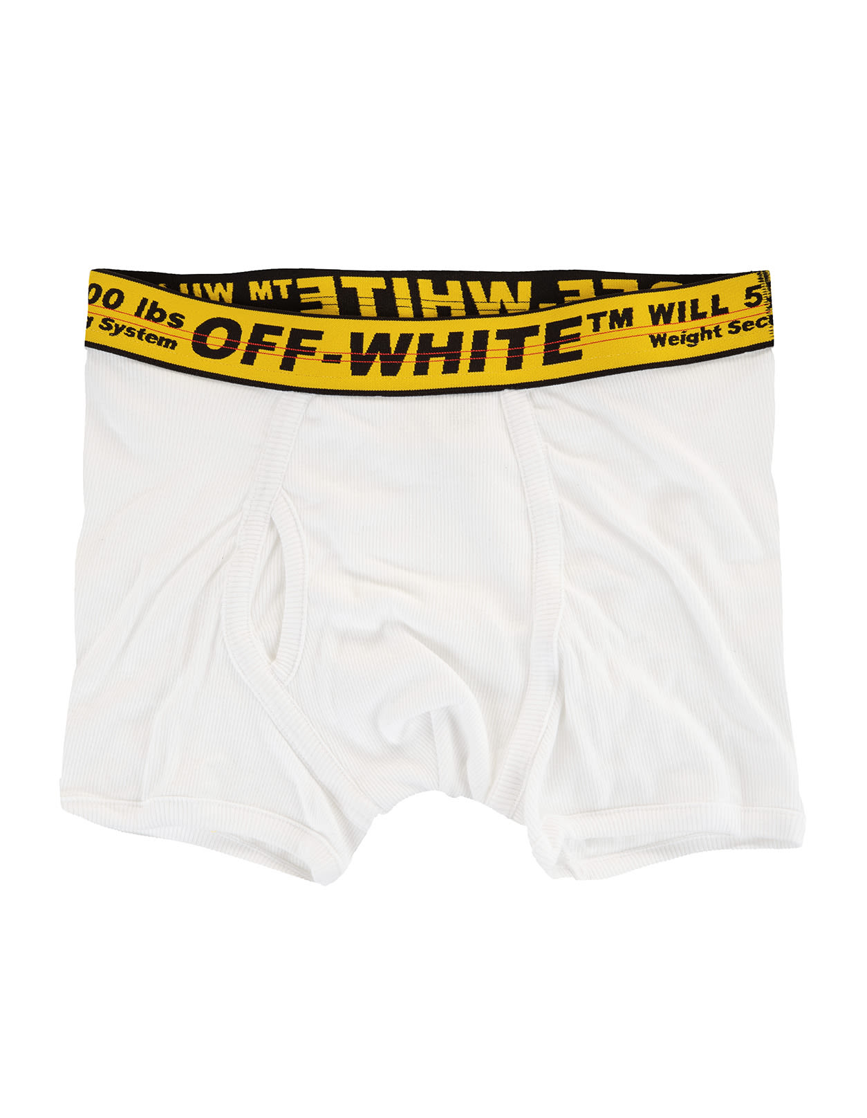 Off-White White Singlepack Industrial Boxers