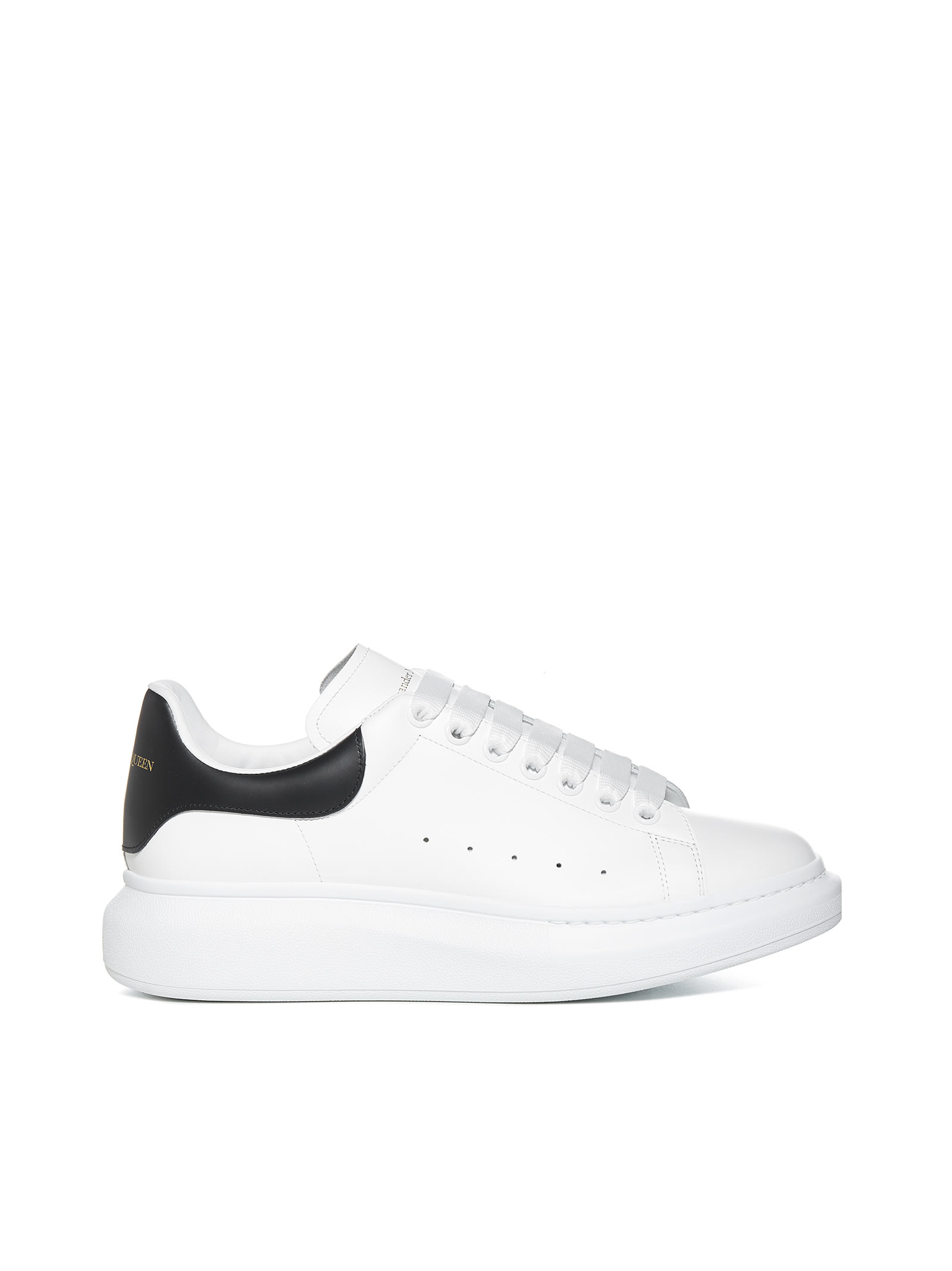 Shop Alexander Mcqueen Sneakers In White/black