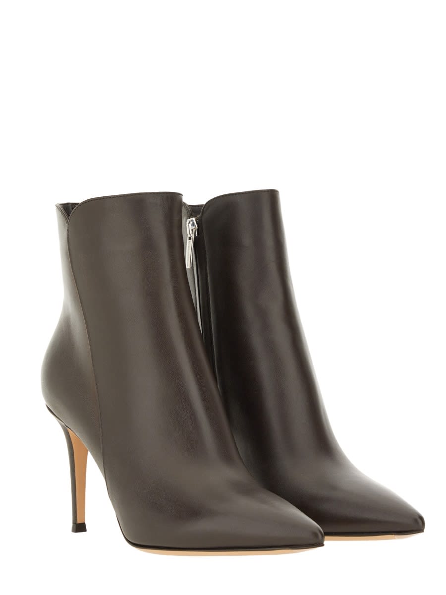 Shop Gianvito Rossi Boot Levy 85 In Brown