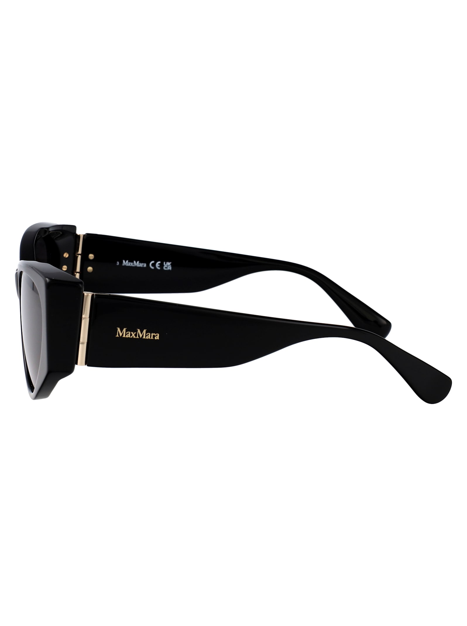 Max Mara Hinge-1 Sunglasses In Black