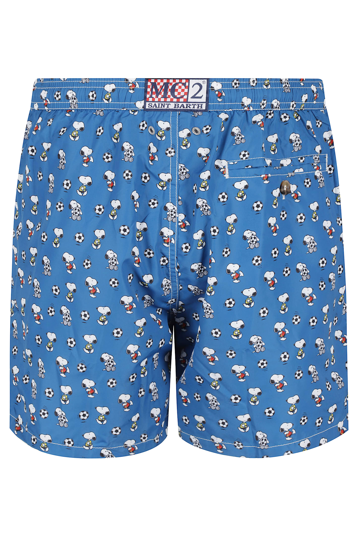 Mc2 Saint Barth Ultralight Swim Short In Blue