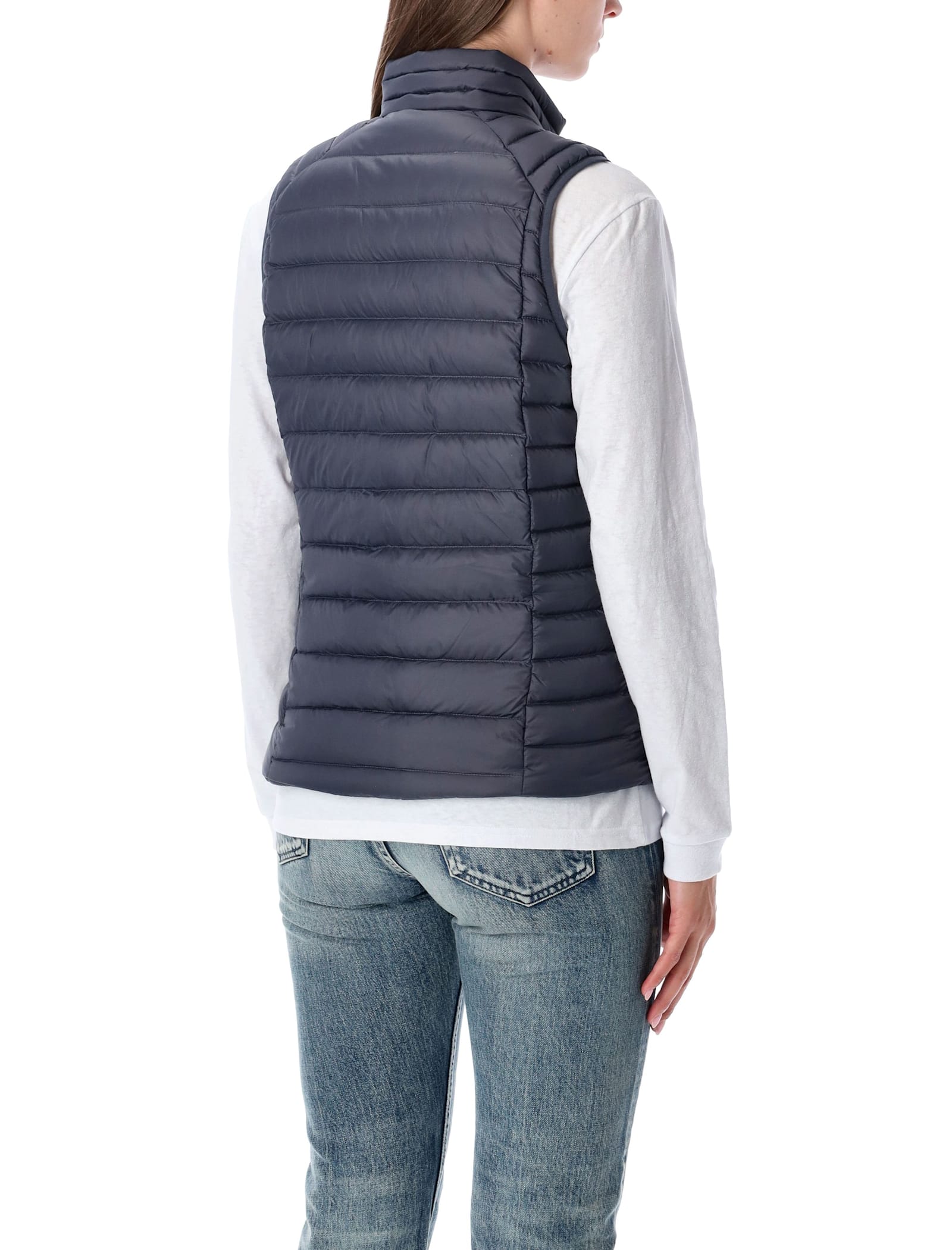 Patagonia Down Sweater Recycled Down Vest In Blue