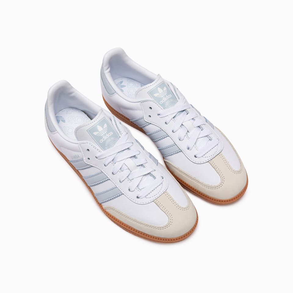 Adidas Originals Womens Adidas Samba Og Logo-print Leather And Suede Low-top Trainers