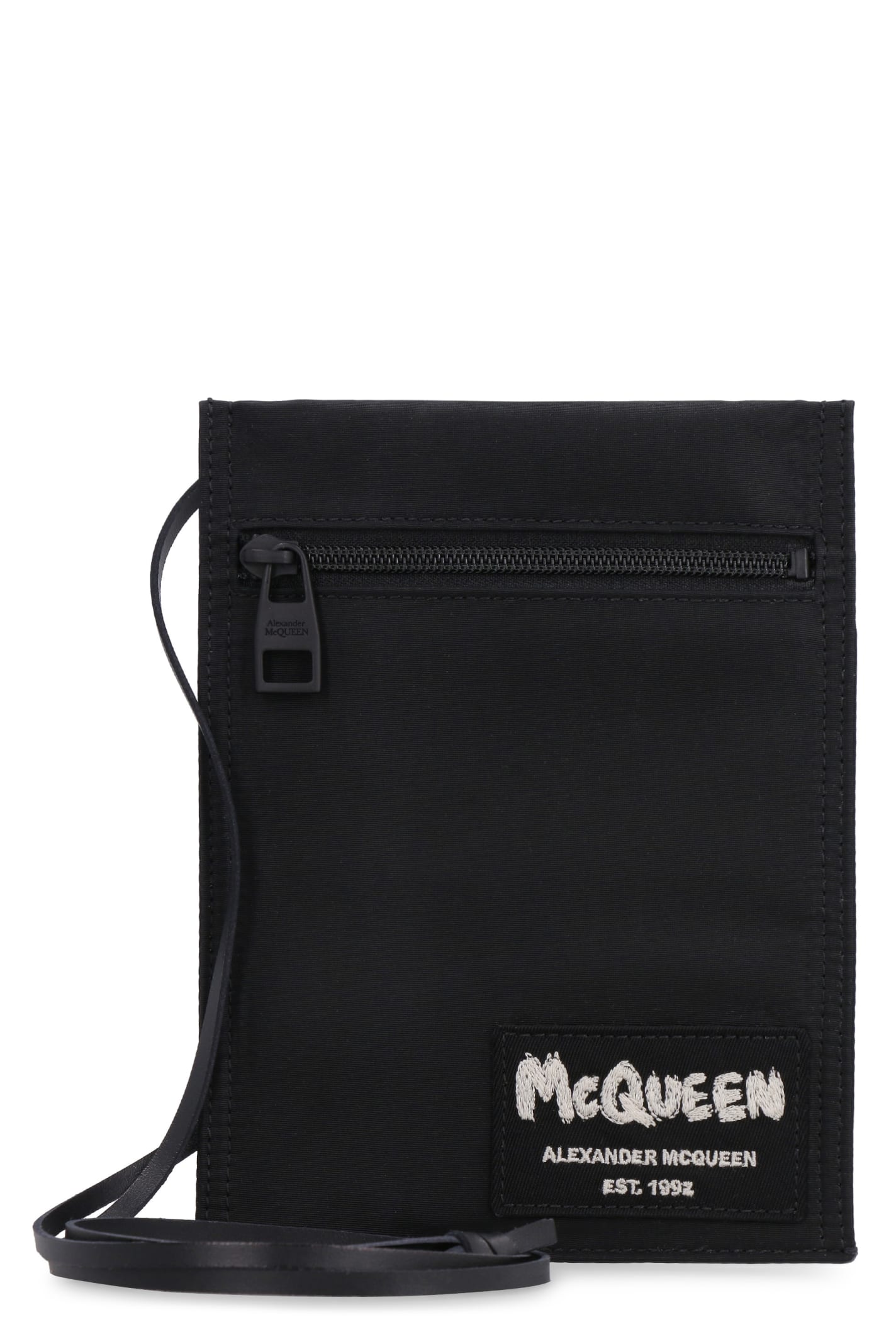 Alexander McQueen Logo Print Flat Pouch