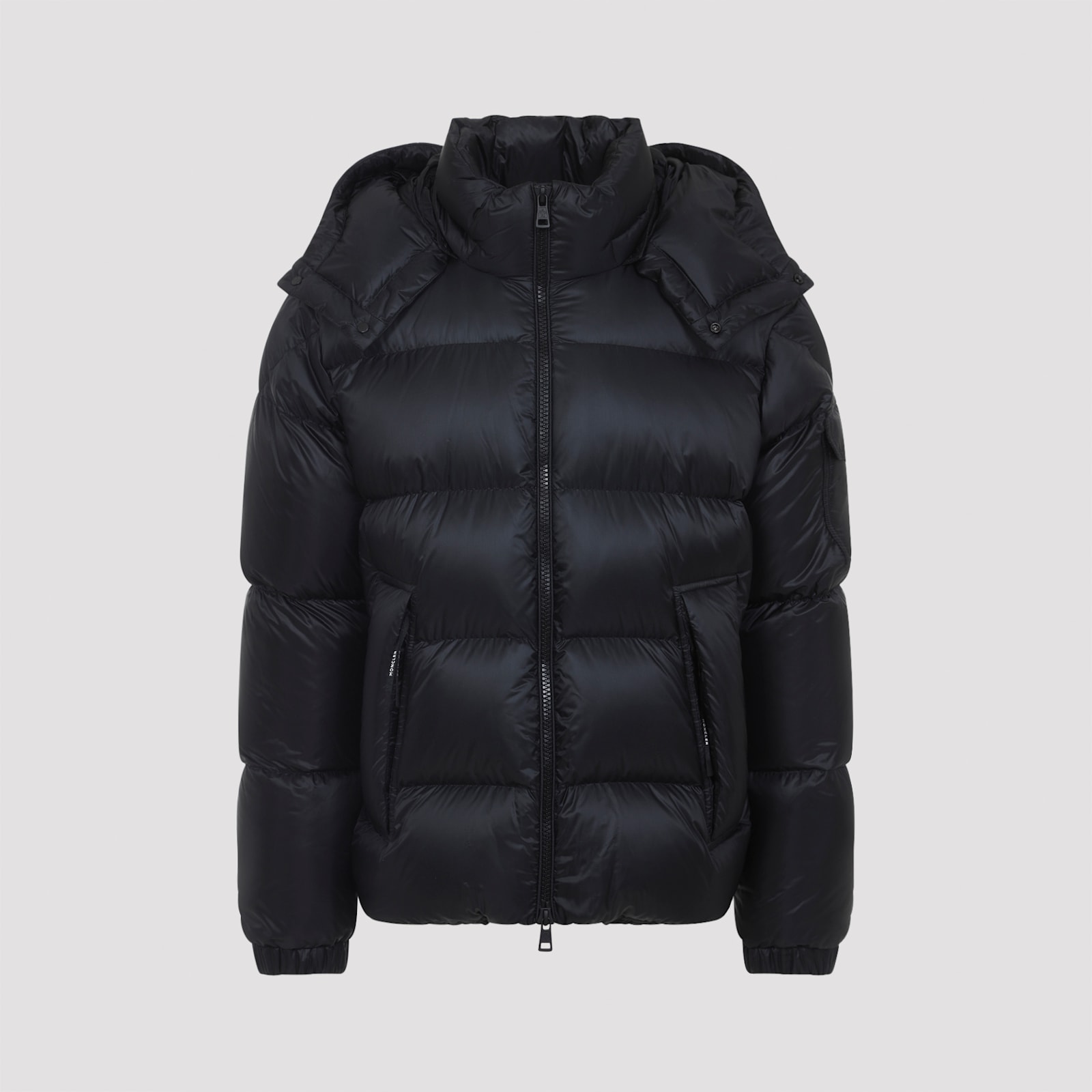 Moncler Mens Black Couyere Nylon-down Jacket In Black