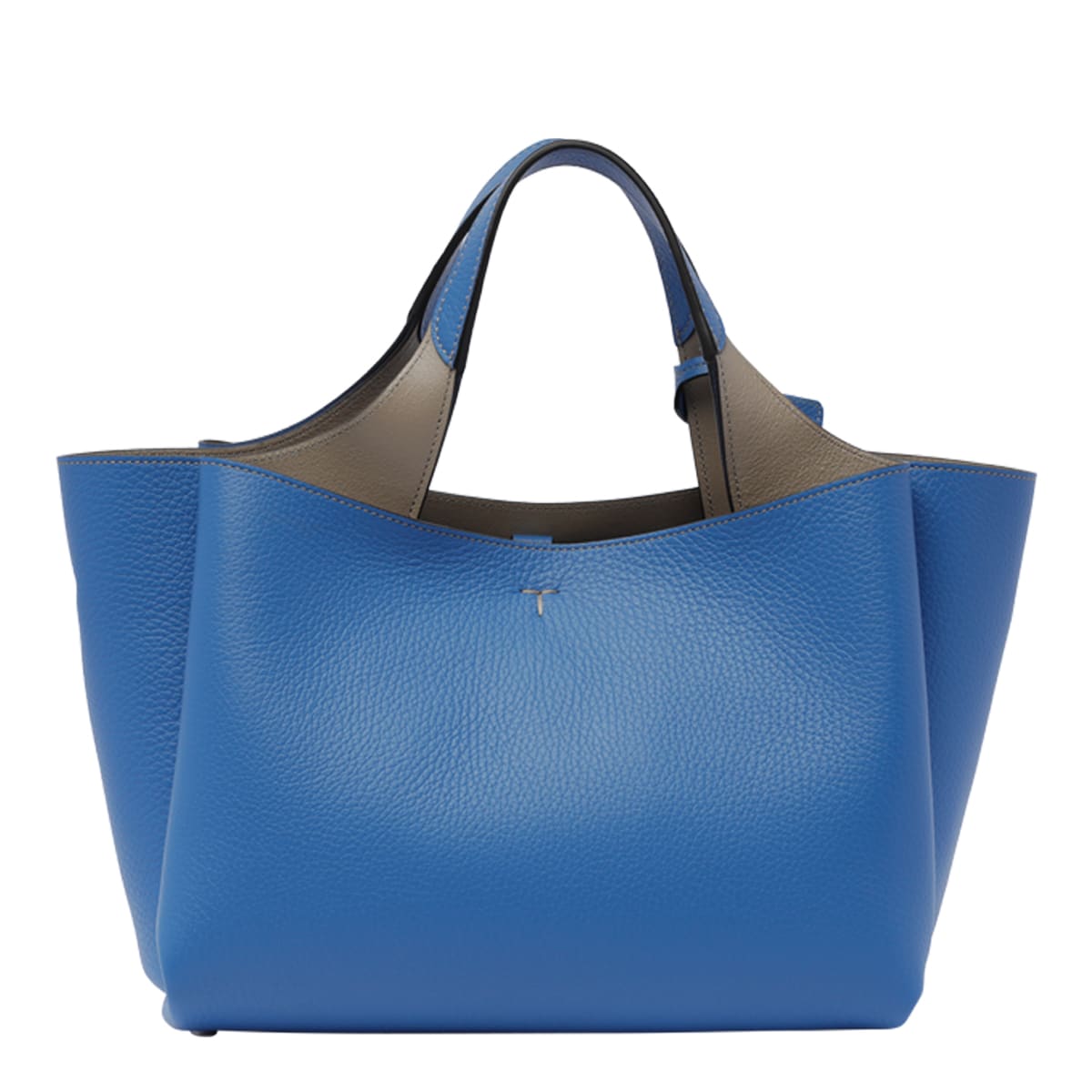 Shop Tod's Mini Leather Handbag In Blue