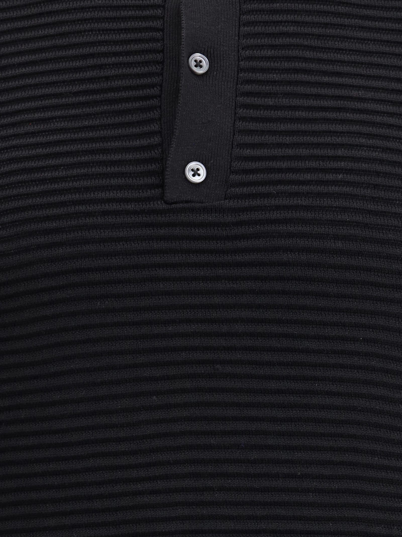 Shop Kiton Silk Polo Shirt