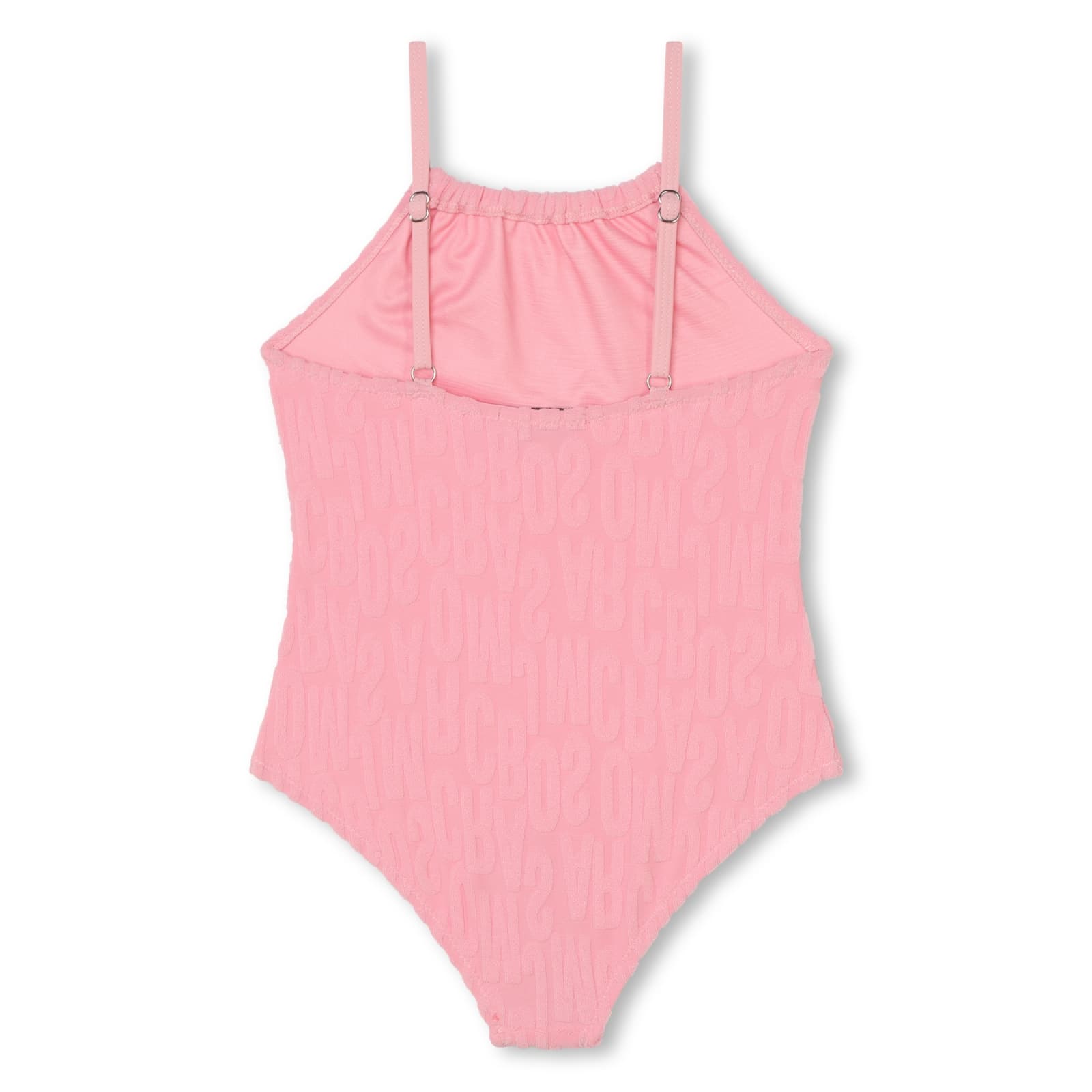 Shop Little Marc Jacobs Costume Con Logo In Rosa