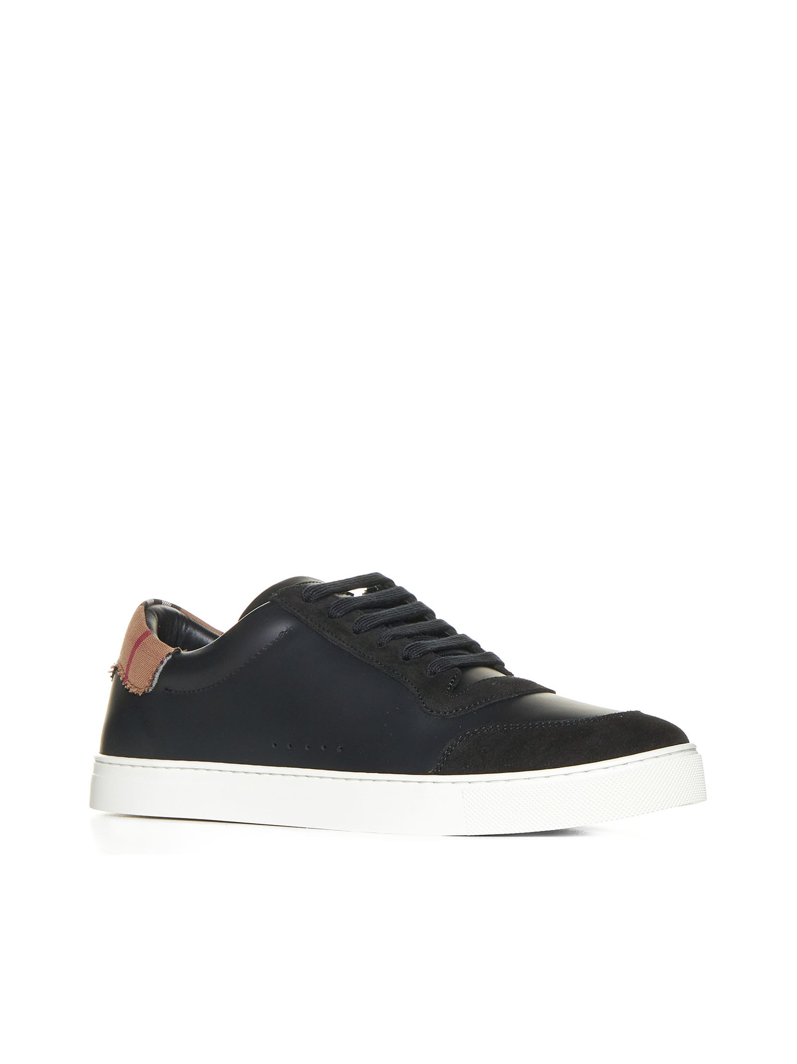 Shop Burberry Sneakers In Black