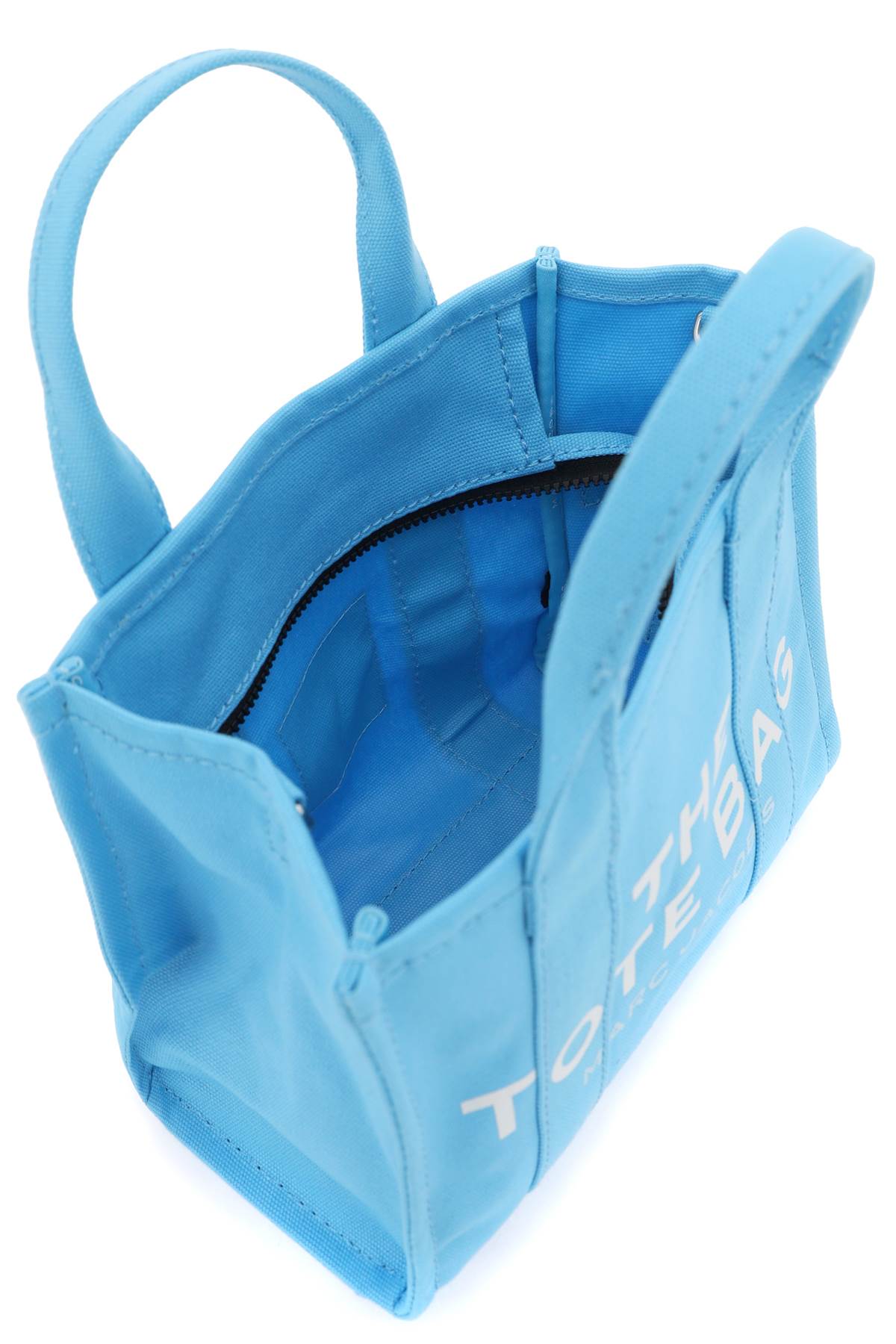 Shop Marc Jacobs The Small Tote Bag In Aqua (light Blue)
