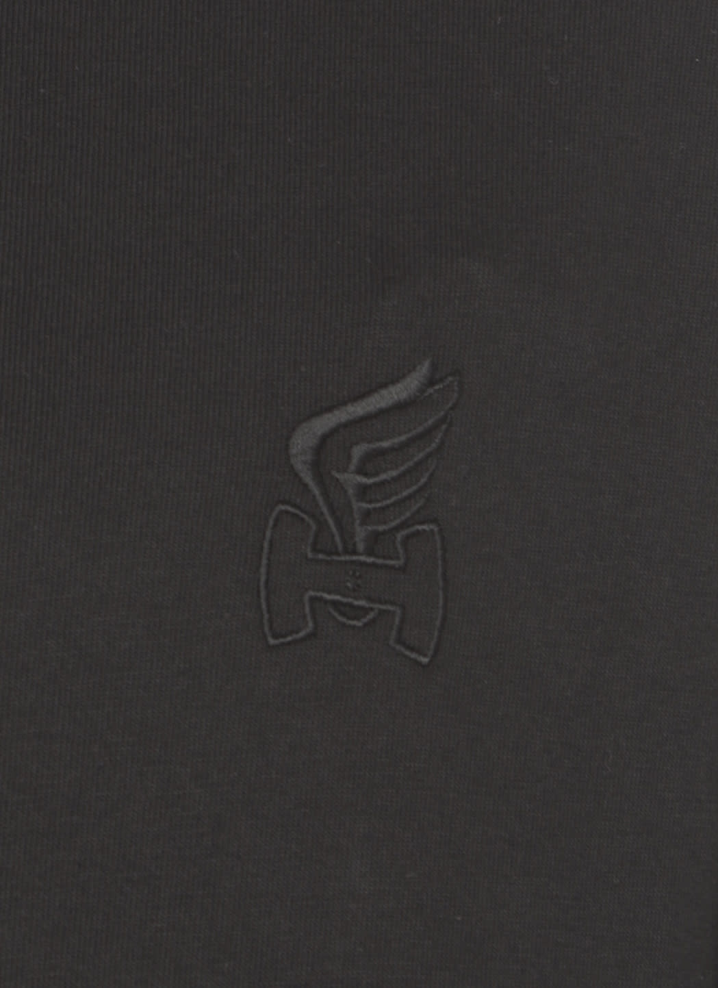 Shop Hogan Logoed T-shirt In Black