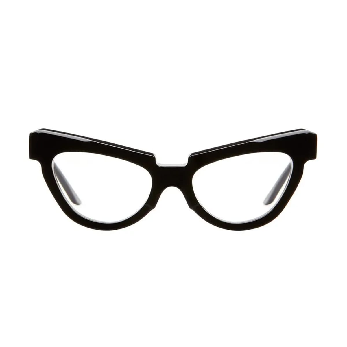 Shop Kuboraum Maske K39 Bs Black Shine Glasses In Nero