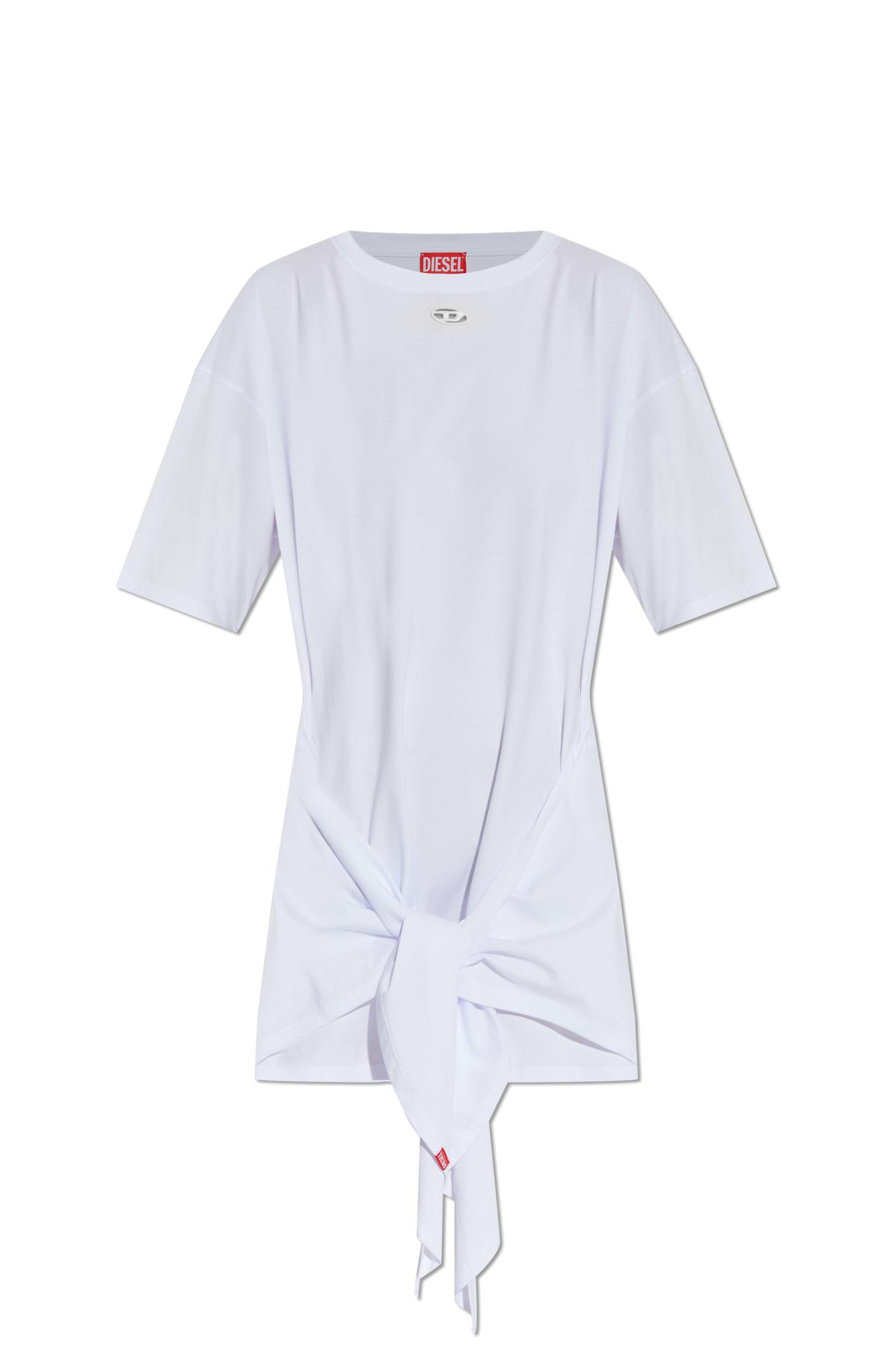 Diesel Black Clothing Essential Sweaters In White